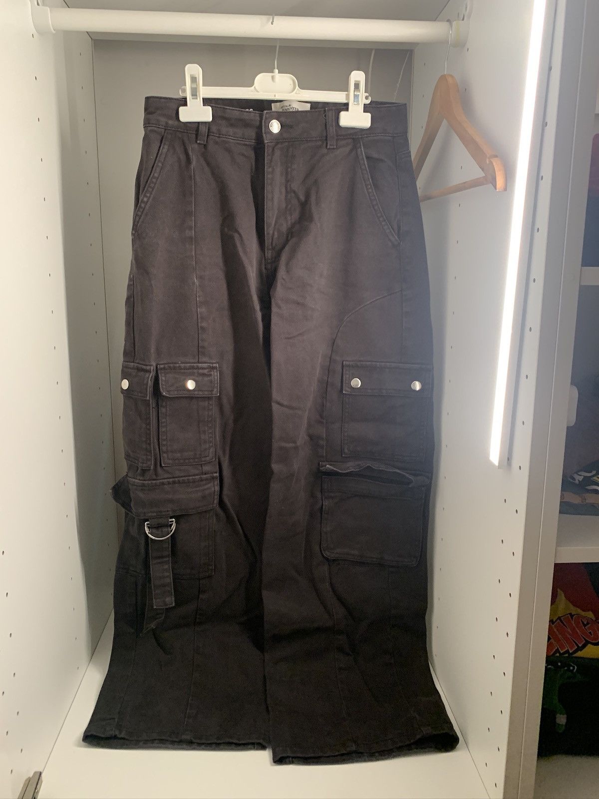 Designer baggy jennyfer noir Size 26" / US 2 / IT 38 - 1 Thumbnail