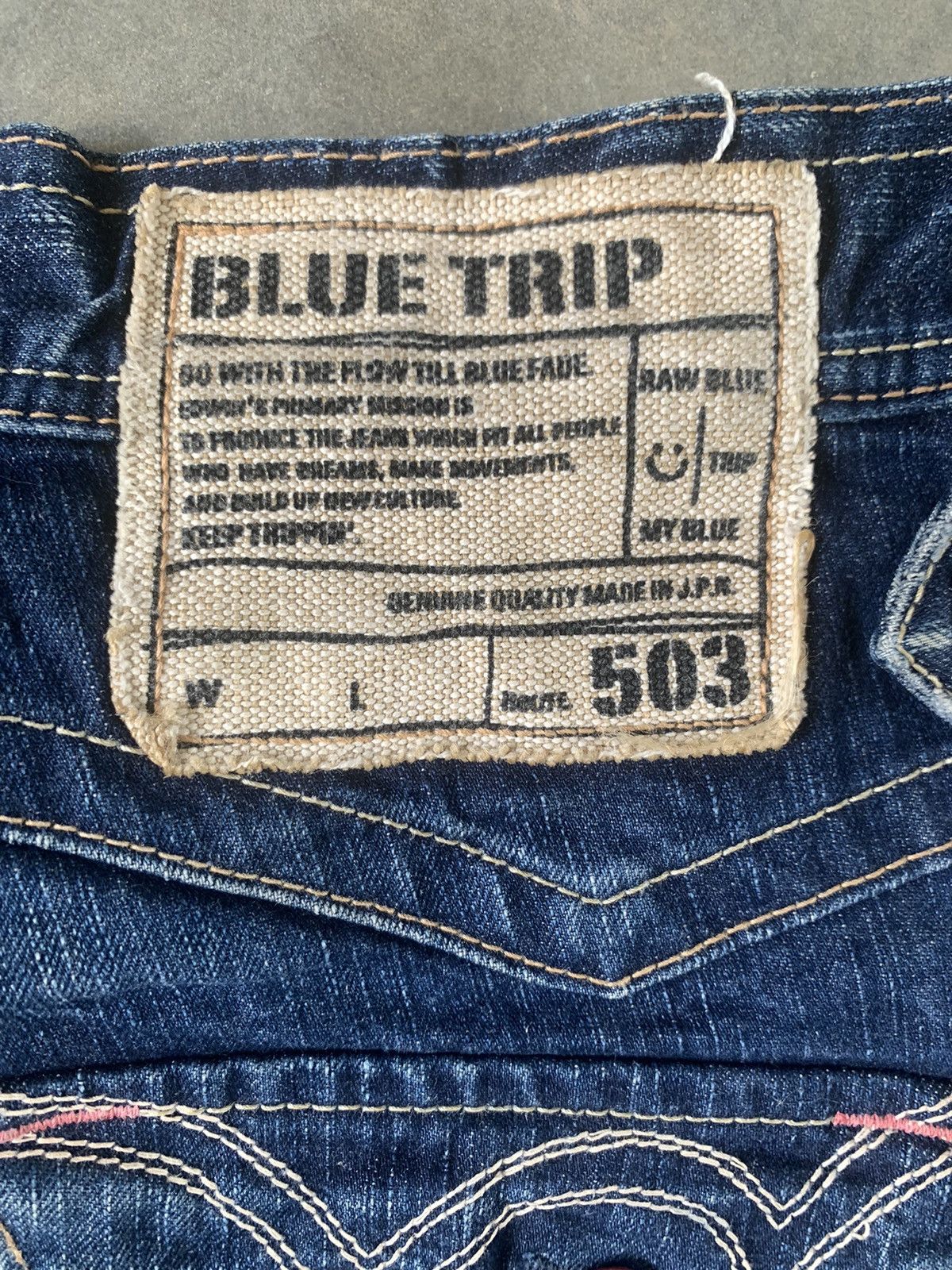 Edwin Flare jeans Japan Edwin Blue Trip Bootcut Jeans Size US 30 / EU 46 - 15 Thumbnail