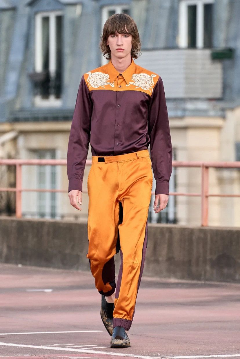 Dries Van Noten NWT S/S23 Peteril Color Block Pants Size US 32 / EU 48 - 1 Thumbnail
