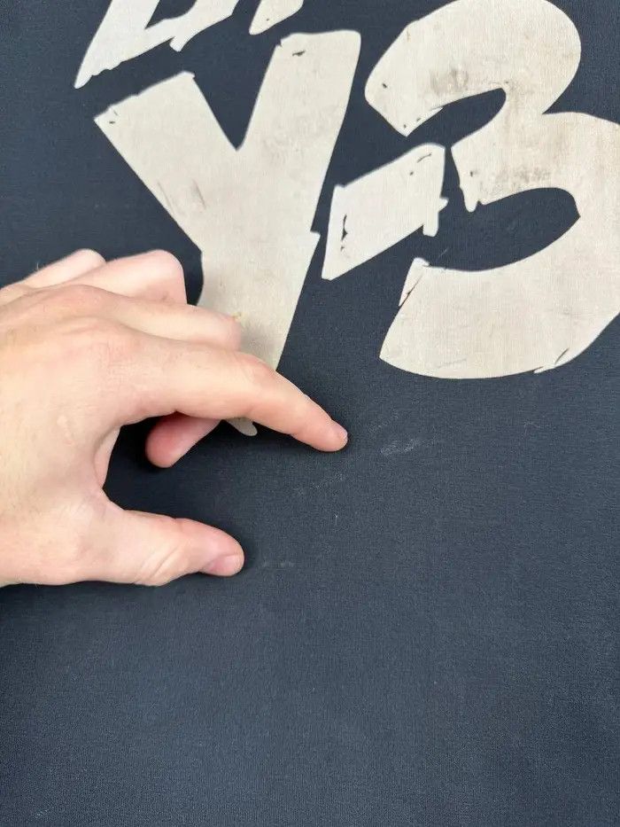 Adidas Adidas Y-3 Yohji Yamamoto "The Y-3's" Logo T-Shirt Size US S / EU 44-46 / 1 - 11 Thumbnail