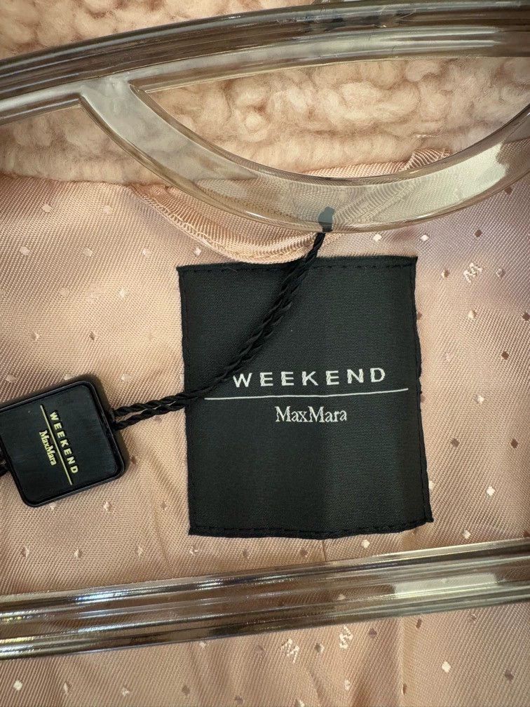 Max Mara Max Mara Orange and pink teddy. Size L / US 10 / IT 46 - 3 Thumbnail