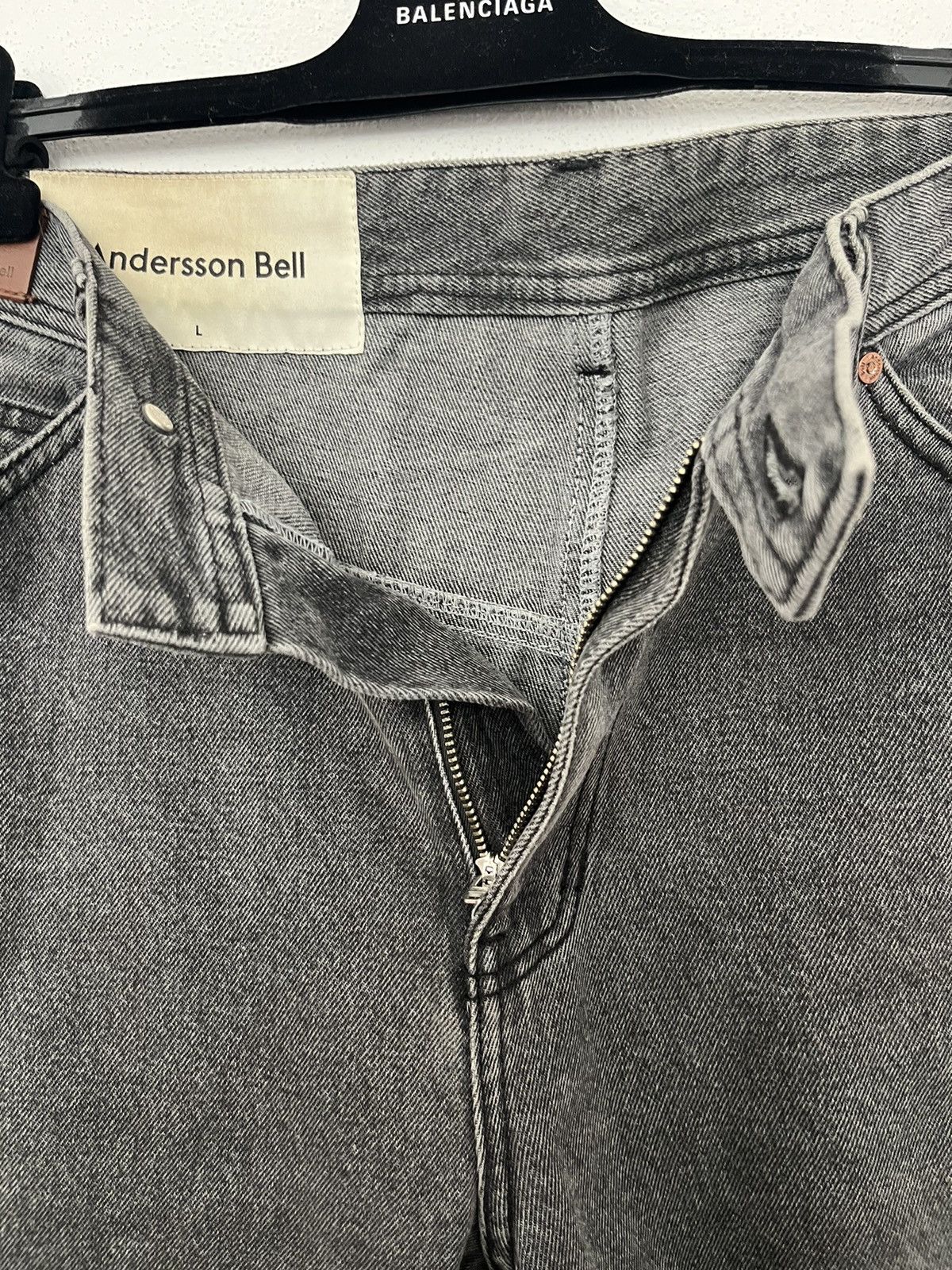 Andersson Bell Andersson Bell Black Washed denim jeans pants Size US 32 / EU 48 - 3 Thumbnail
