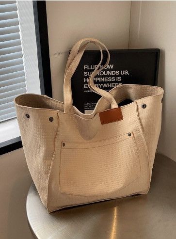 Japanese Brand Huskycat artistic canvas tote Size ONE SIZE - 1 Thumbnail