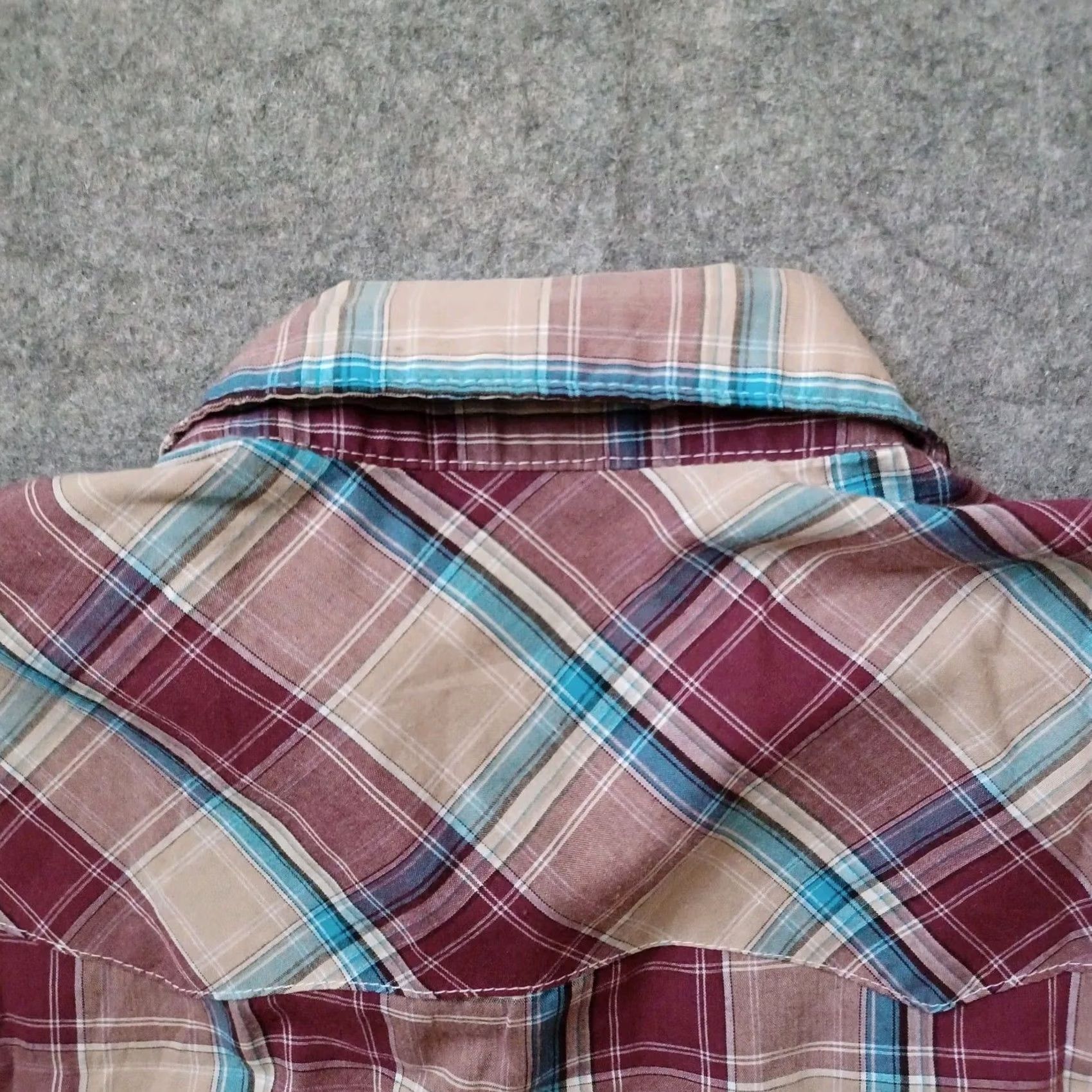 Wrangler VINTAGE Wrangler Shirt Mens M Plaid Pearl Snap Button Up Western Long Sleeve 90s Size US M / EU 48-50 / 2 - 3 Thumbnail