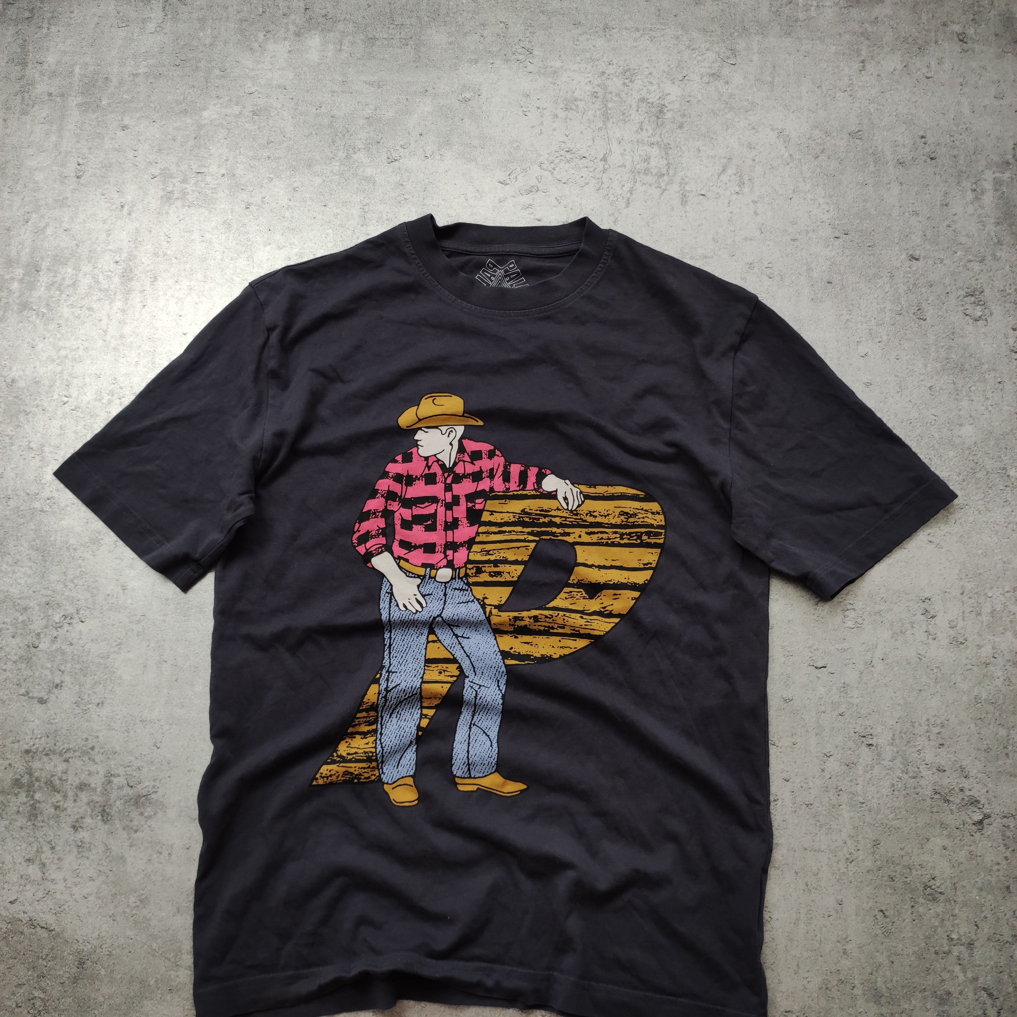 Palace Palace Skateboards Saddle Up Gray Tee Size US S / EU 44-46 / 1 - 2 Thumbnail