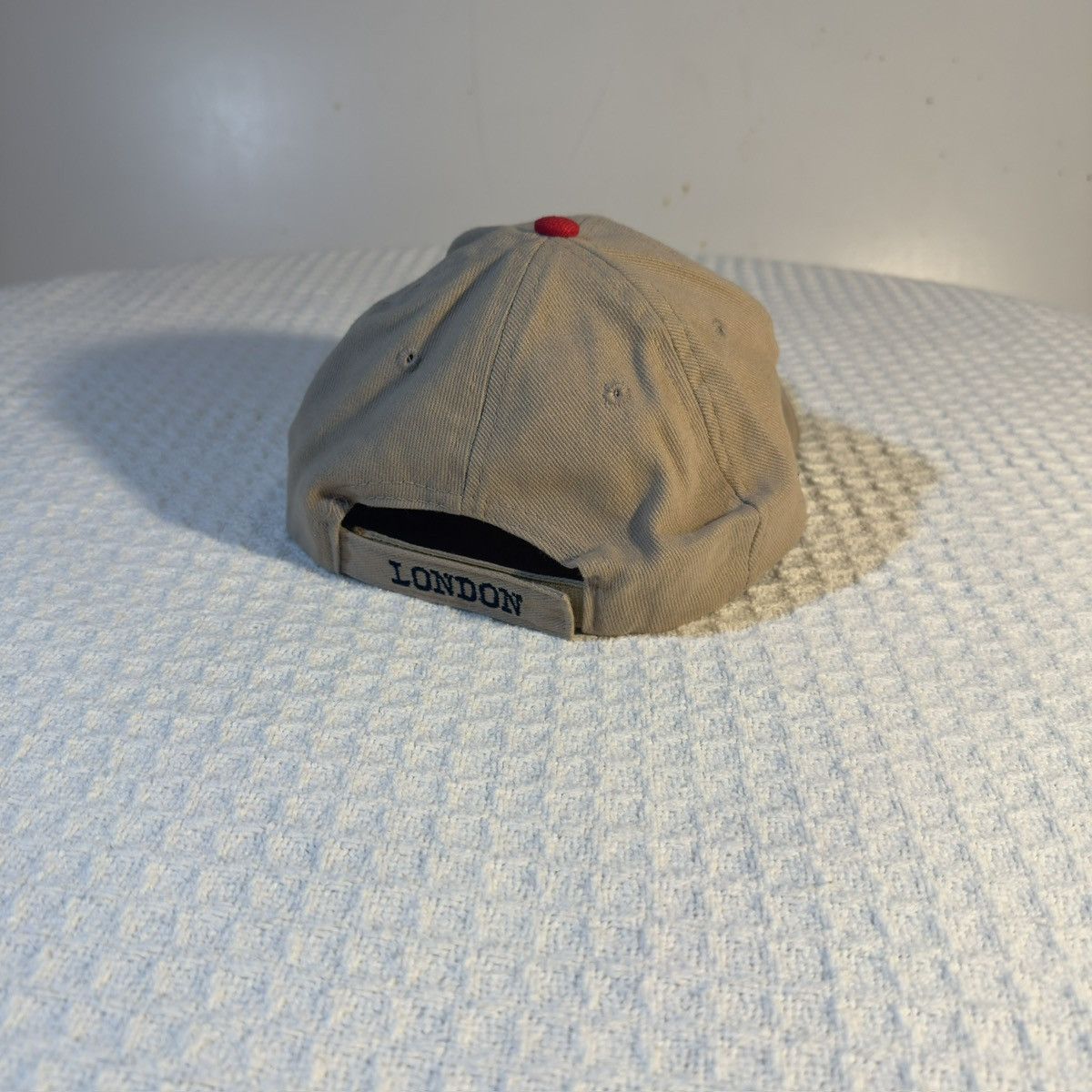 Other London England Embroidered Beige Cotton Strapback Size ONE SIZE - 3 Thumbnail