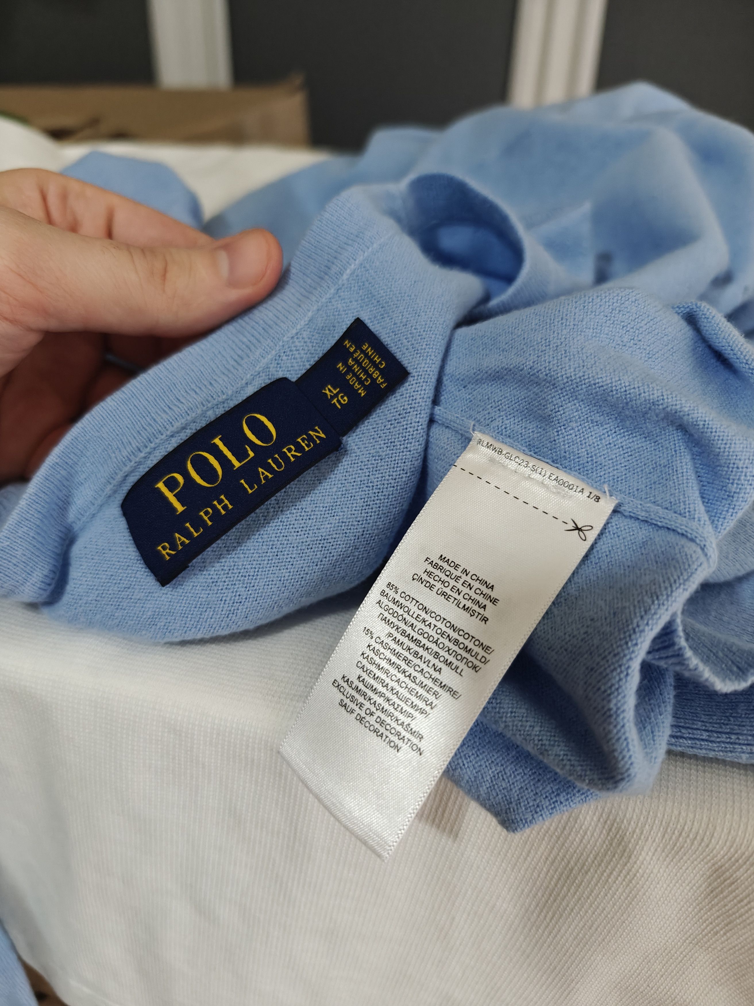 Polo Ralph Lauren Polo Ralph Lauren Sweater Cotton Cashmere Pullover XL Size US XL / EU 56 / 4 - 9 Thumbnail