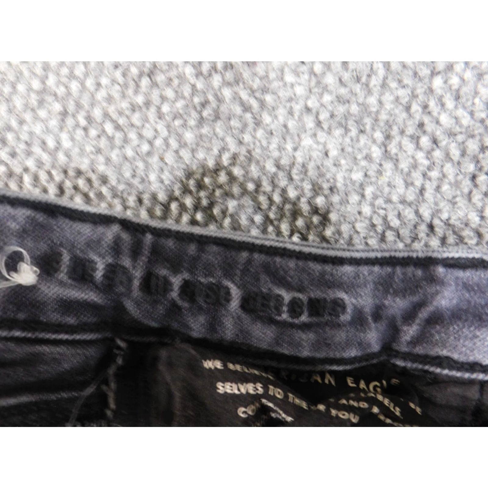 American Eagle Outfitters American Eagle Outfitters Jeans Women Jegging 00 Short Charcoal Gray Denim Zipper Stretch Classic Inseam 25 in Regular Fit Size 40" / US 18 - 5 Thumbnail