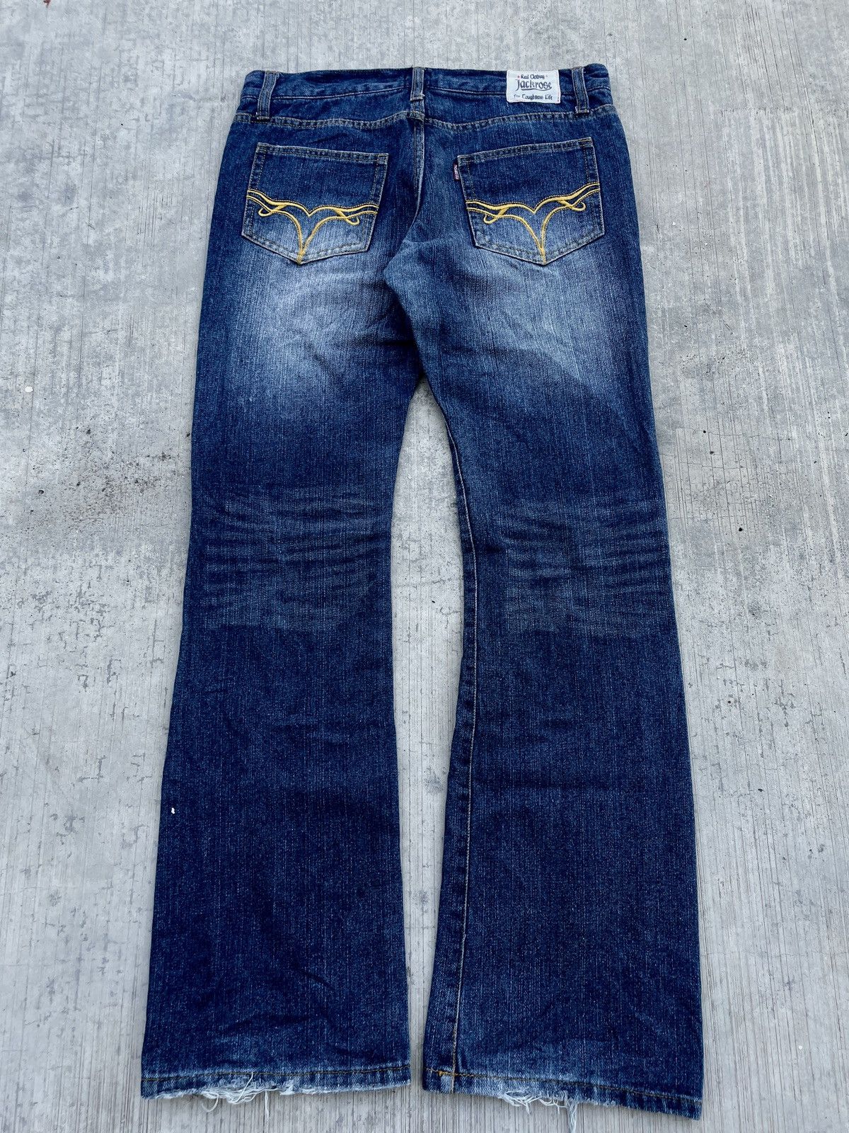 パンツ JACKROSE design flare denim archive JackRose Beach Wash Bootcut Flared Denim A sun-faded pair of jeans