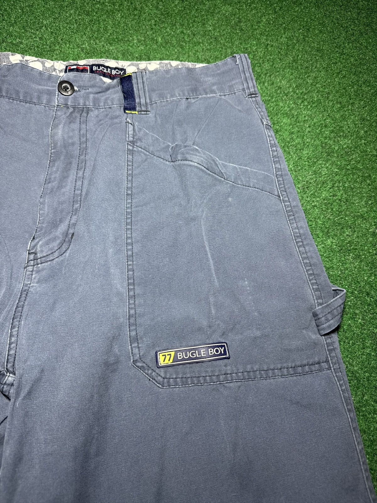Bugle Boy Bugle Boy Super Baggy Cargo Carpenter 90s Shorts 34 14” Size US 34 / EU 50 - 4 Thumbnail