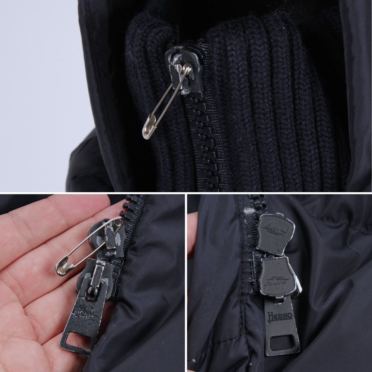 Designer × Herno HERNO Long Coat Down Puffer Jacket Polar-Tech Size M / US 6-8 / IT 42-44 - 10 Thumbnail