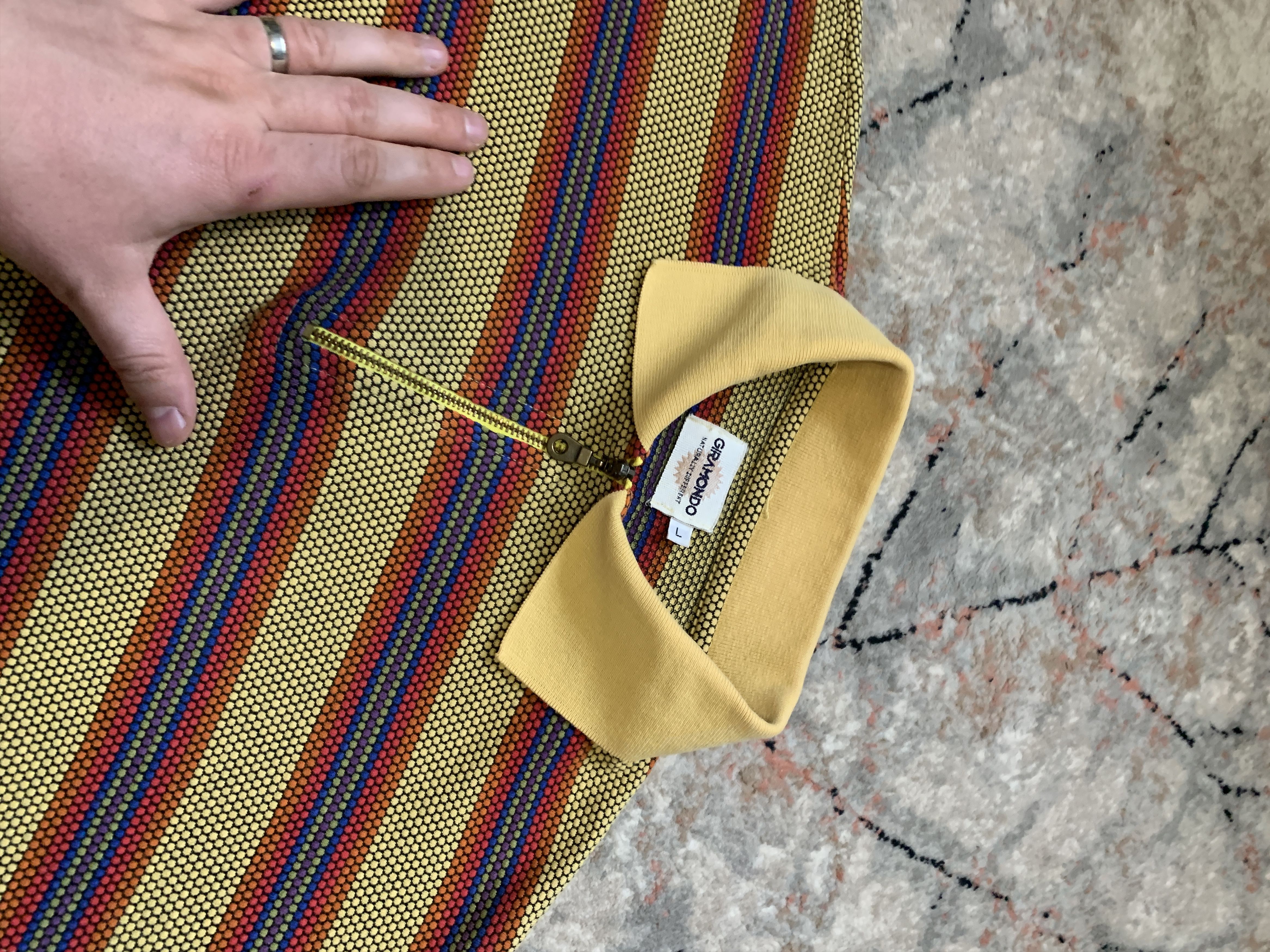 Vintage Giramondo Vintage Polo Size US L / EU 52-54 / 3 - 3 Thumbnail