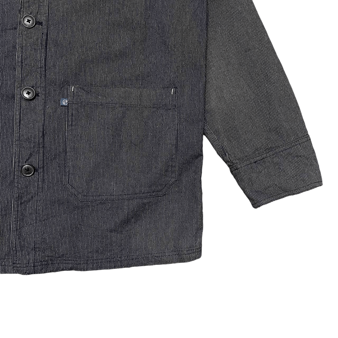 Kansai Yamamoto Vintage Kansai Jeans Hickory Striped Chore Jacket Size US L / EU 52-54 / 3 - 4 Thumbnail