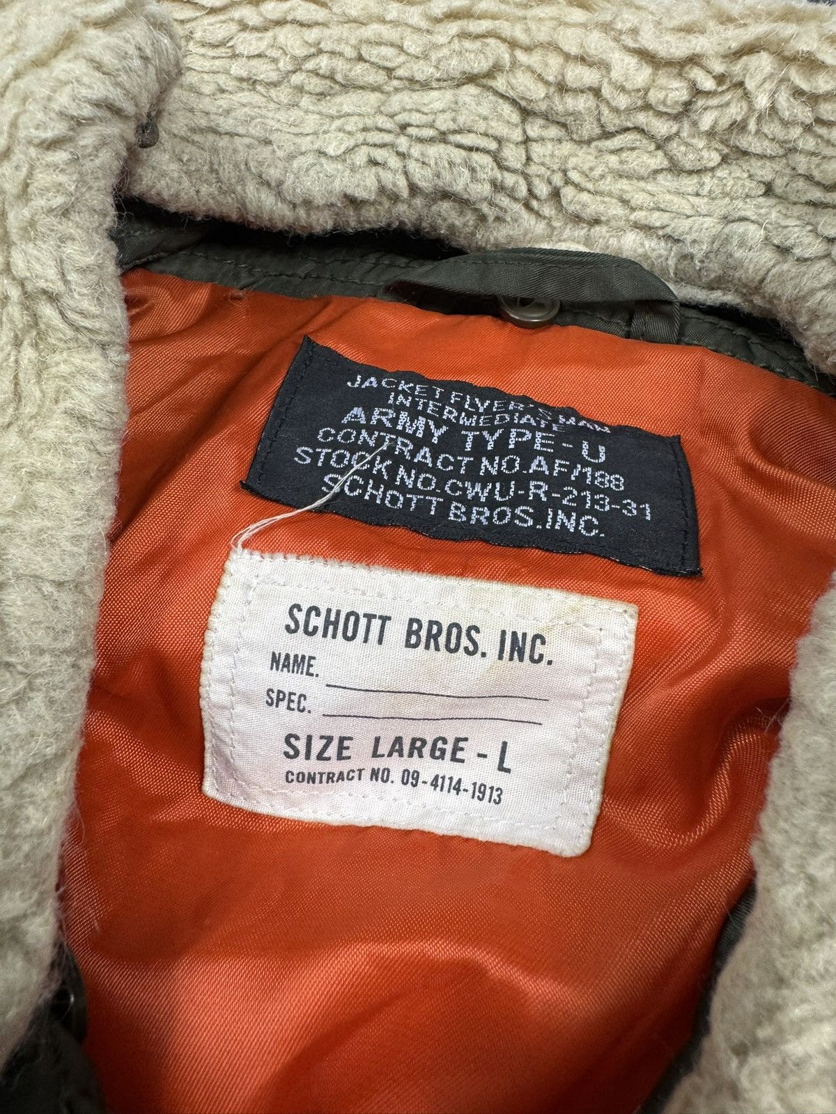 Schott Schott Puffer Jacket Bomber sherpa L green Size US L / EU 52-54 / 3 - 5 Thumbnail