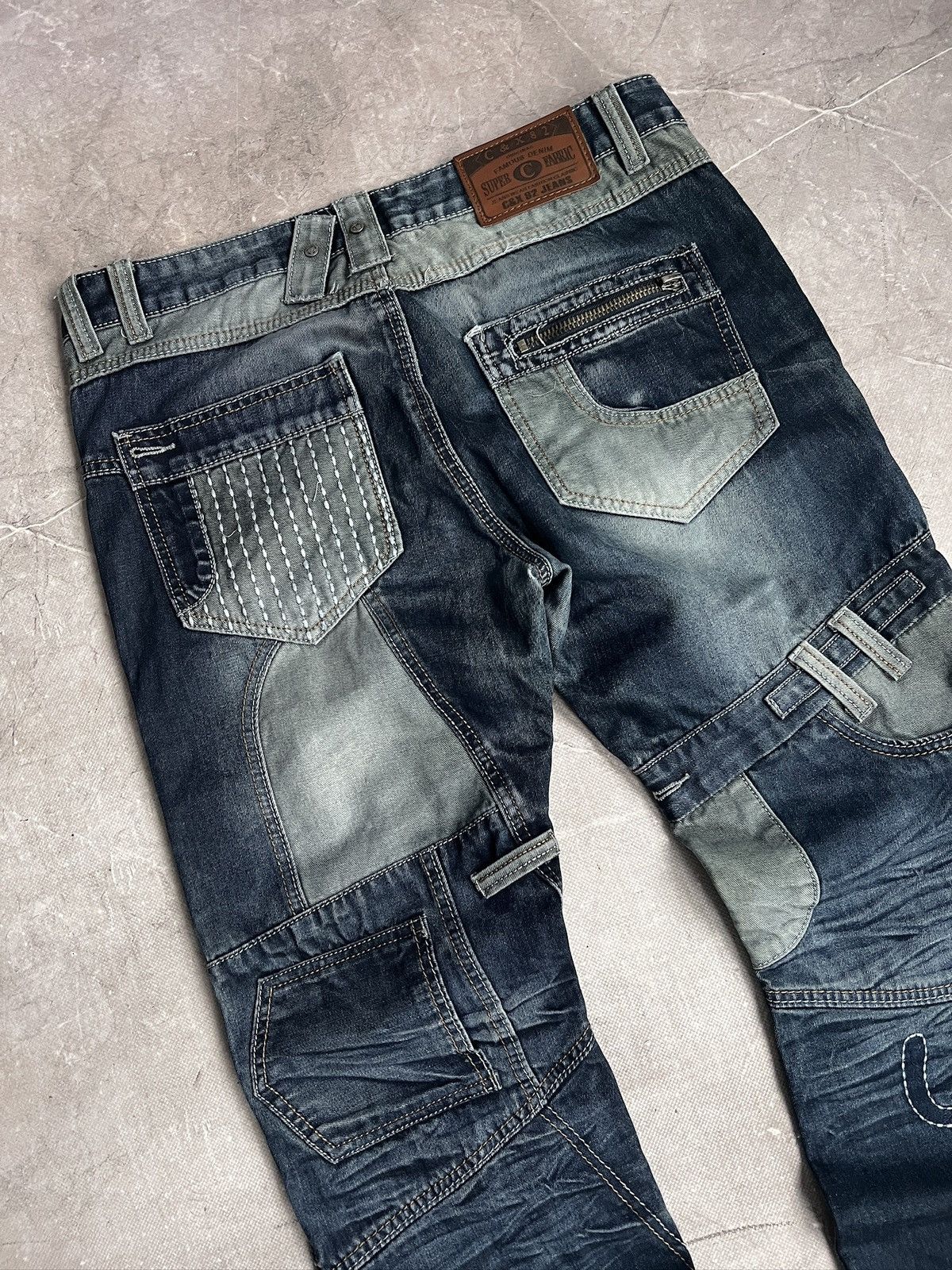 Dolce & Gabbana Deconstructed tornado mart style distressed jeans y2k Size US 33 - 10 Thumbnail