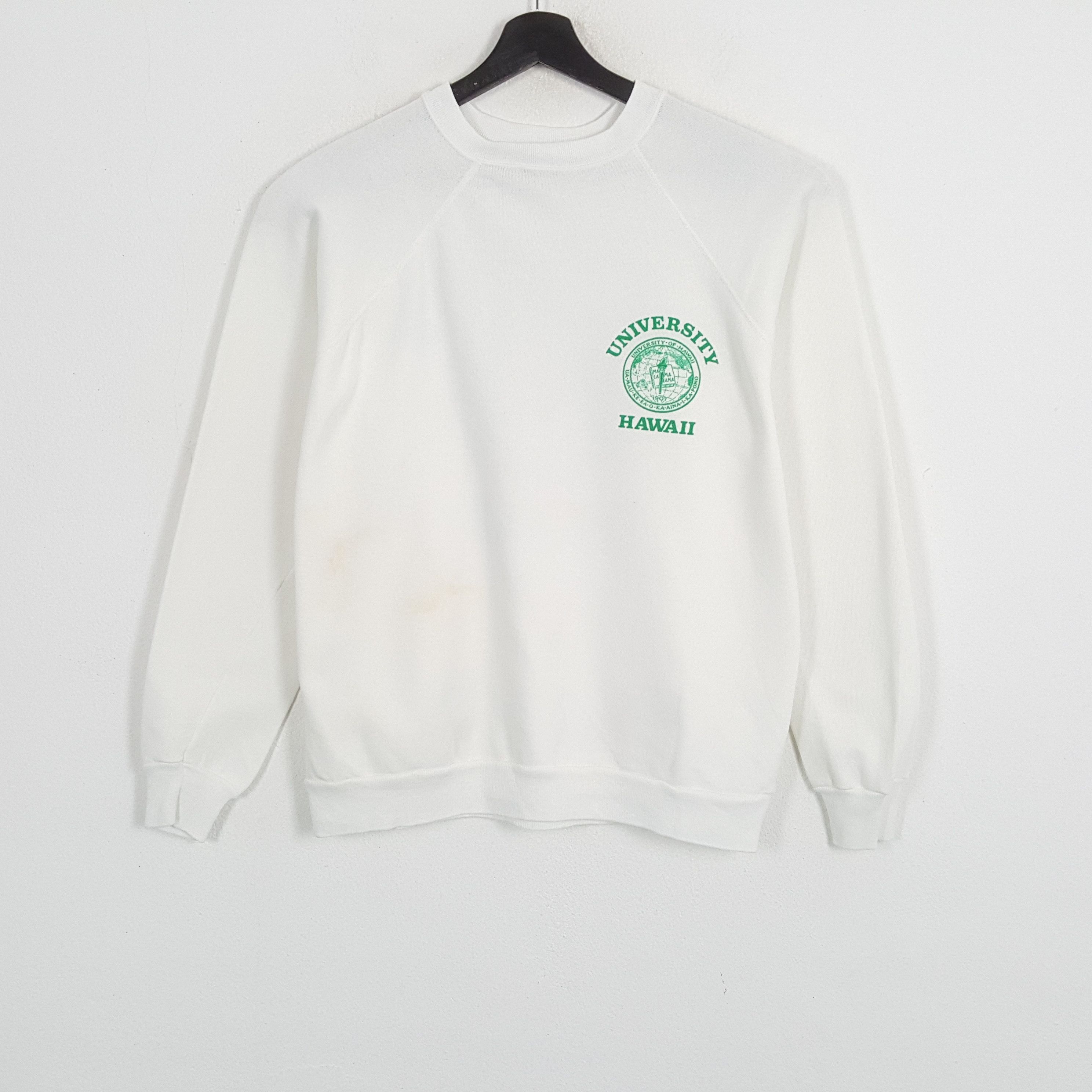 Vintage UNIVERSITY OF HAWAII Logo Design Vintage Sweatshirt Size US M / EU 48-50 / 2 - 3 Thumbnail