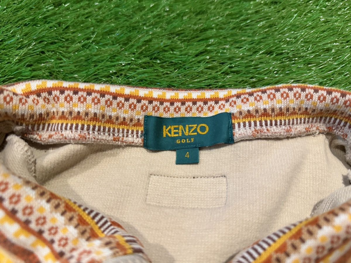 Kenzo Vintage Kenzo Golf Pullover 1/4 Zip Sweatshirt Sweater Size US L / EU 52-54 / 3 - 4 Thumbnail