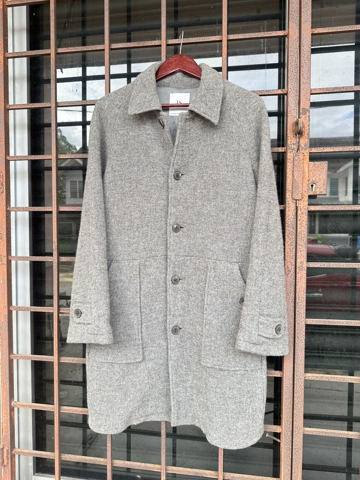 Issey Miyake Issey Miyake Sunao Kuwahara Wool Long Jacket Size US L / EU 52-54 / 3 - 2 Thumbnail
