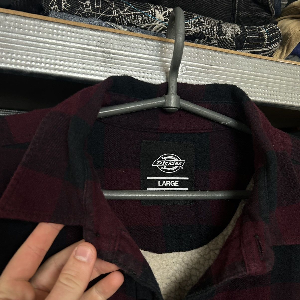 Dickies Vintage Dickies Fleece Small logo Button jacket Size US L / EU 52-54 / 3 - 5 Thumbnail