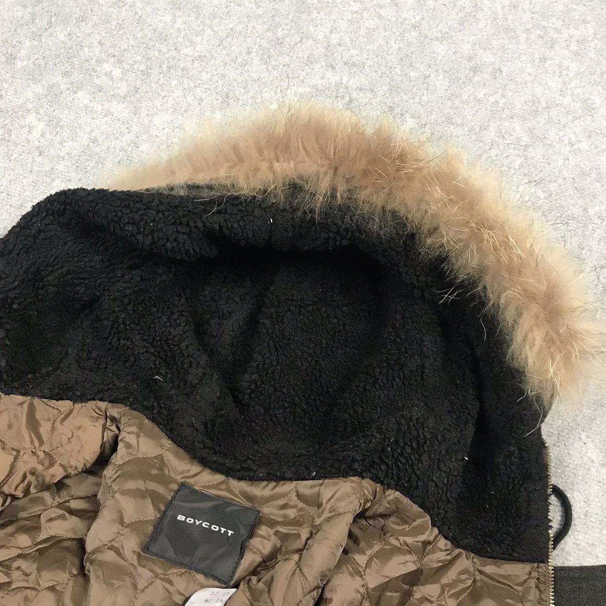 Boycott BOYCOTT WOOL PARKAS MILITARY STYLE FUR HOODIES JACKET Size US M / EU 48-50 / 2 - 11 Thumbnail
