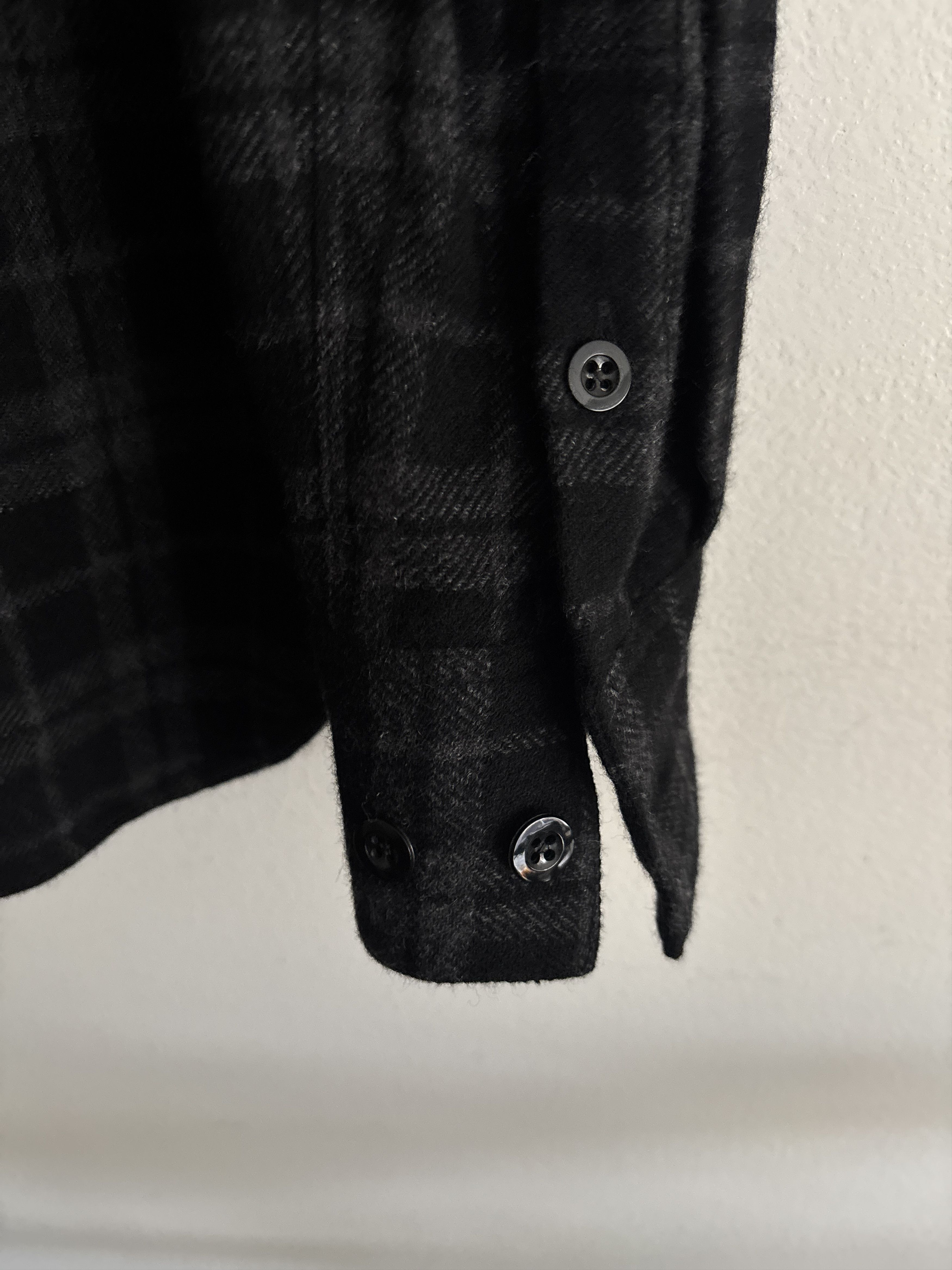 Haven $435 Black Grey Plaid Wool Overshirt/ Shirt Jacket Japan Size US M / EU 48-50 / 2 - 9 Thumbnail