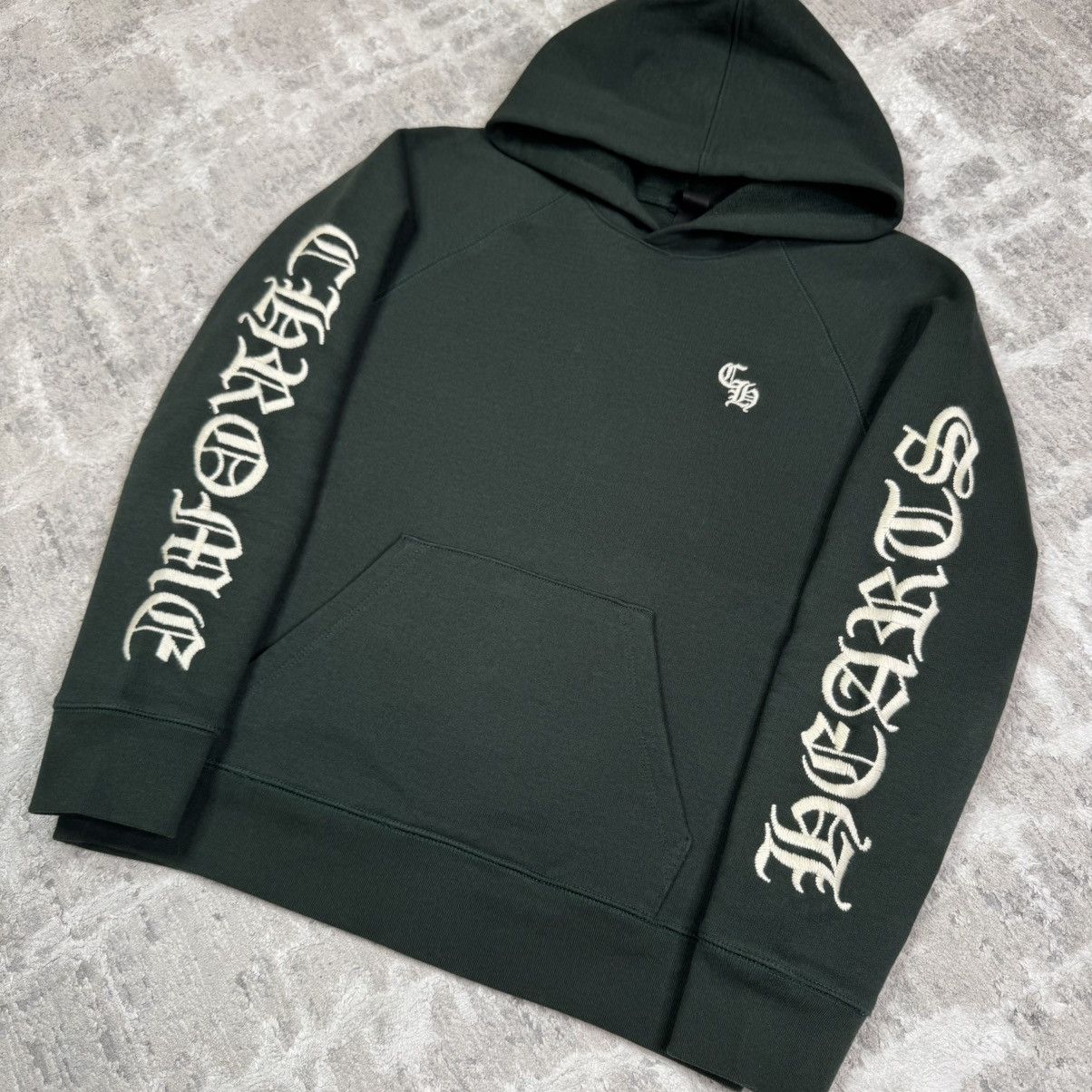 Chrome Hearts Slo ride embroidered sleeve pullover hoodie Size US S / EU 44-46 / 1 - 2 Thumbnail