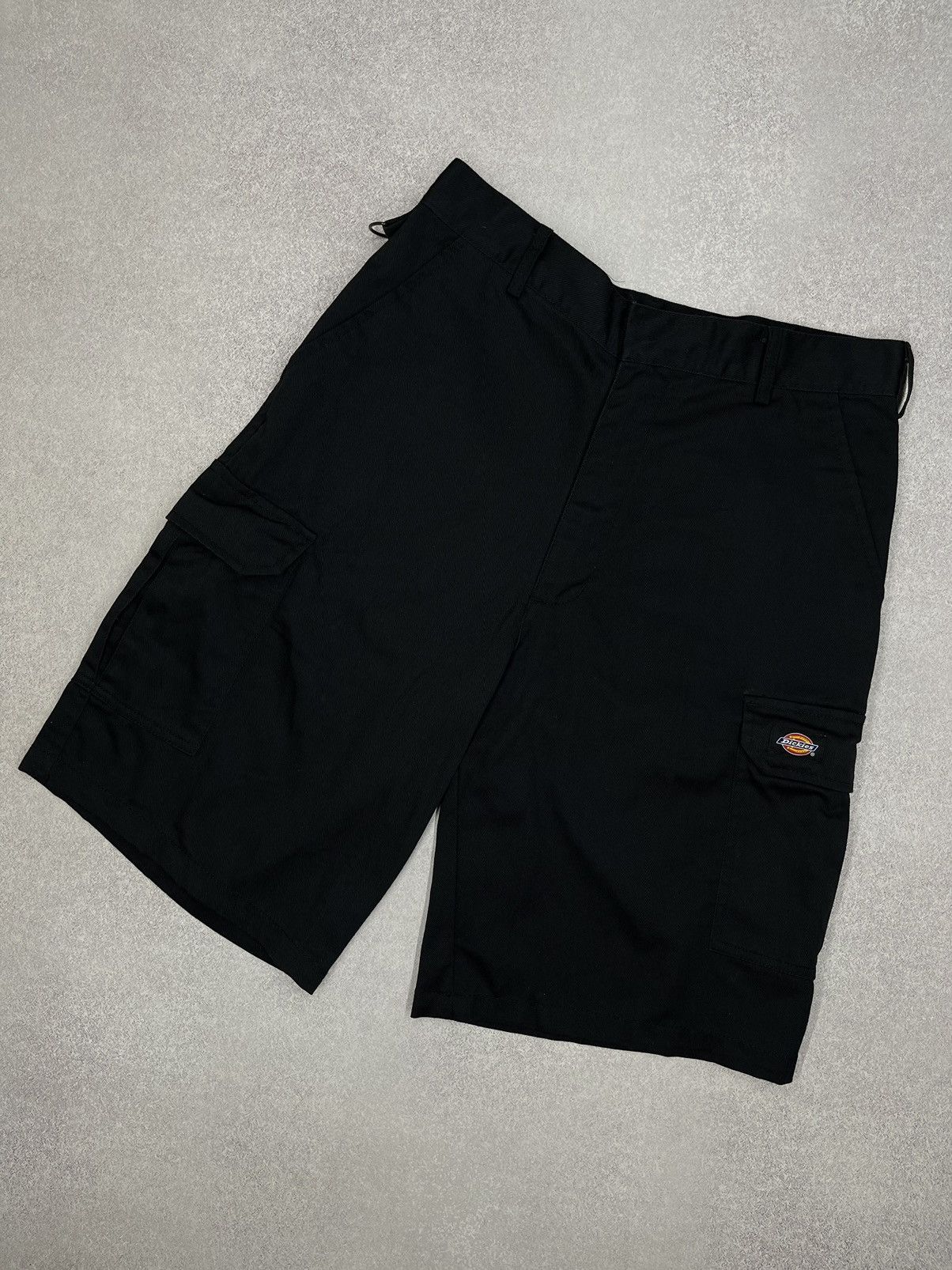 Dickies Black Denim Painter Shorts, Men's, Size W37 cotton black type Vintage Second Hand