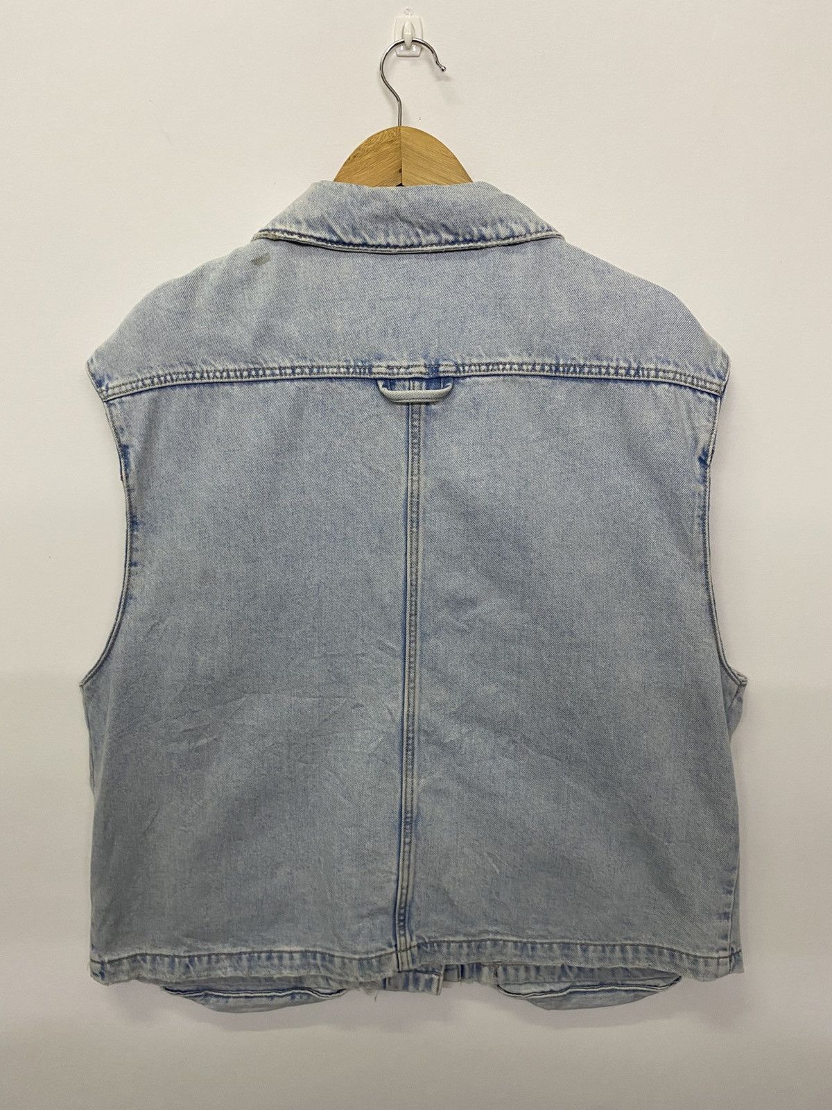 Zara Faded Blue Zara Denim Vest Jacket Fashion Street Size US M / EU 48-50 / 2 - 5 Thumbnail