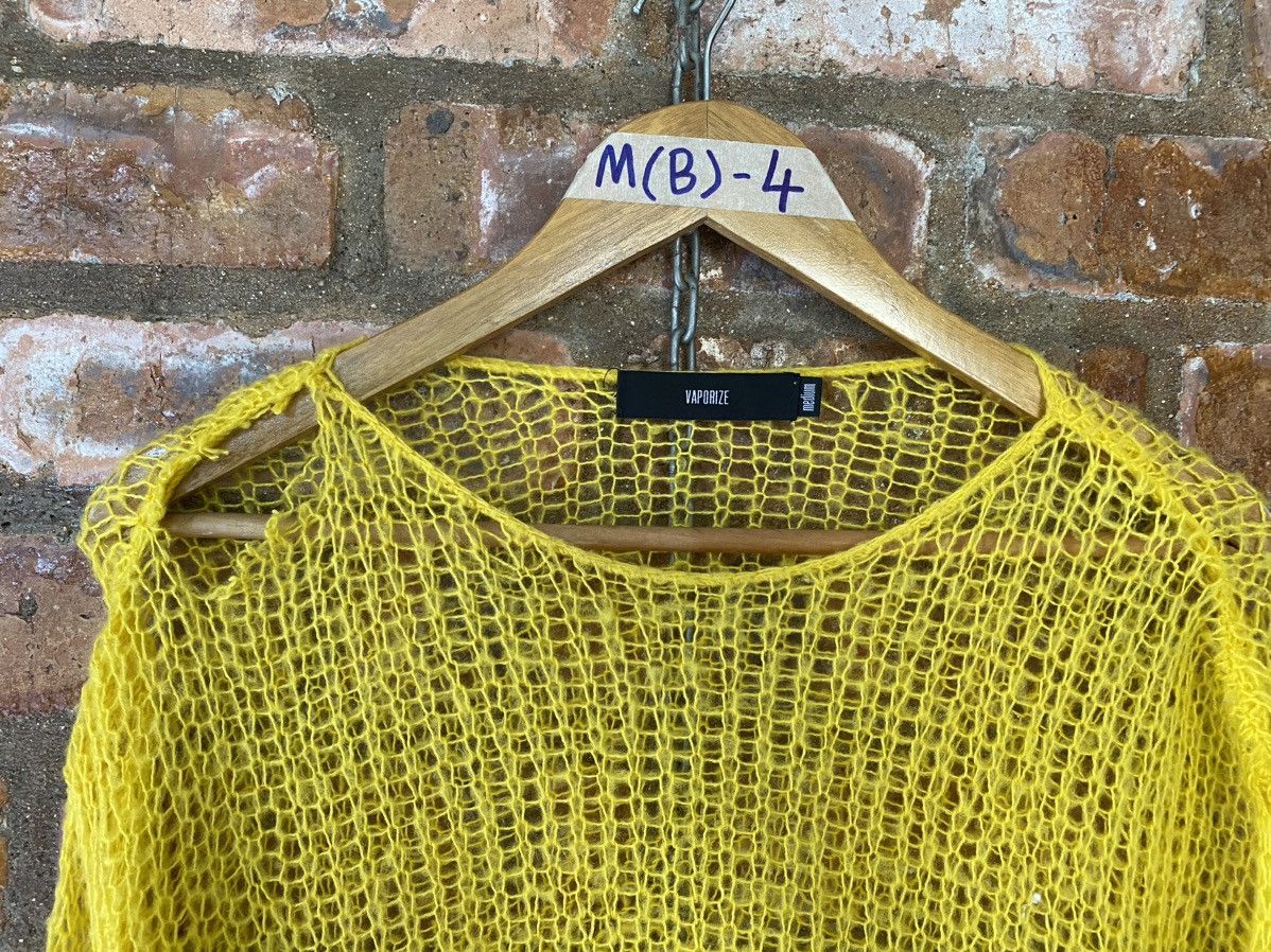 A.F.F.A. × Beams Plus × Japanese Brand 2000s Vaporize Beams destroy Spider web open knit mesh Size US M / EU 48-50 / 2 - 3 Thumbnail