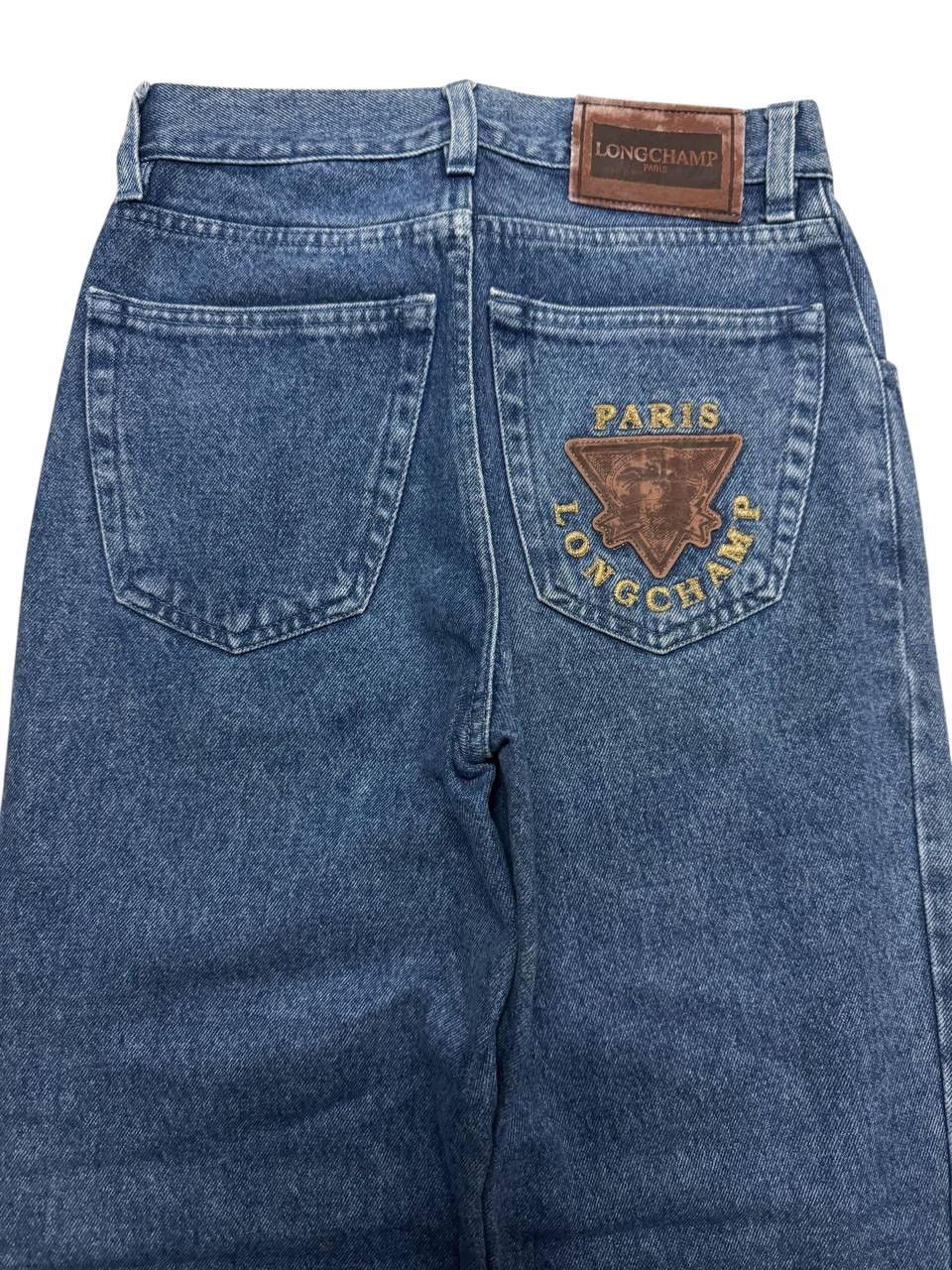 Longchamp 💥Rare💥Longchamp Paris Stone Washed Made In Italy Jeans Size 26" / US 2 / IT 38 - 9 Thumbnail