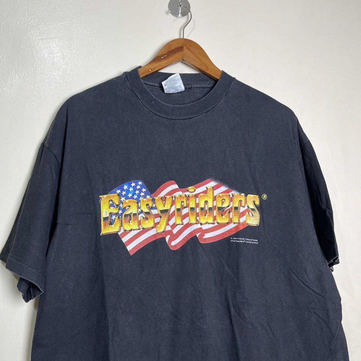Vintage Vintage 1994 Easyriders Motorcycle Tee Size US XL / EU 56 / 4 - 2 Thumbnail