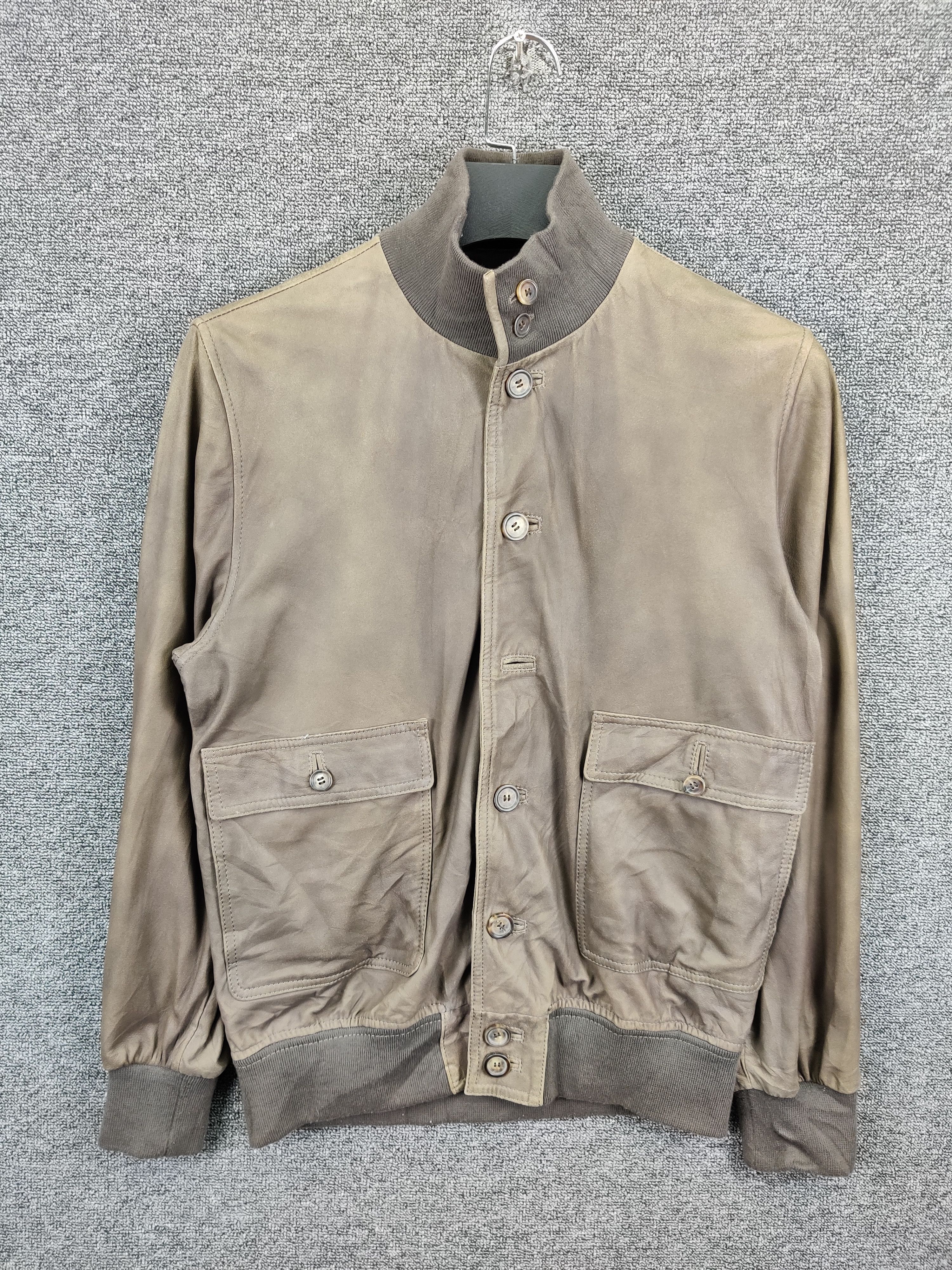 Valstar Valstar Valstarino Suede Leather Bomber Jacket Size US M / EU 48-50 / 2 - 1 Thumbnail