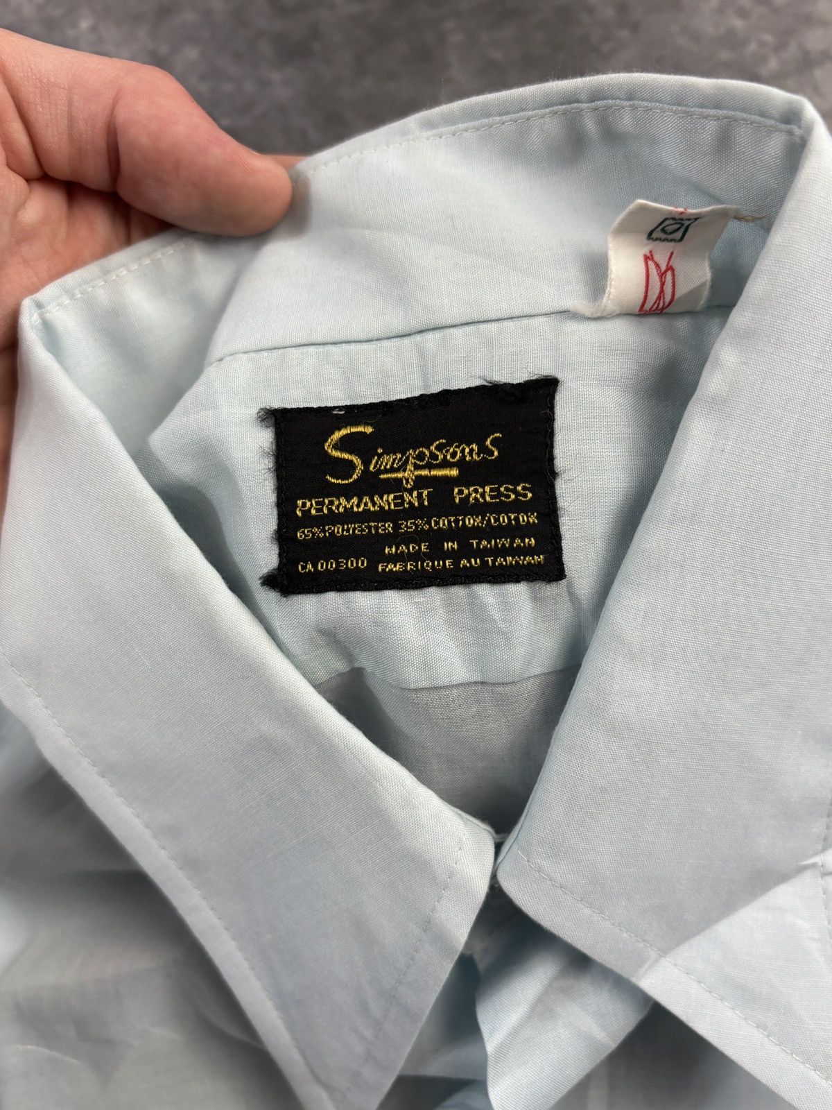 Vintage 1980s Vintage Simpson's Shortseleeve Shirt Perma Press Work Size US M / EU 48-50 / 2 - 4 Thumbnail