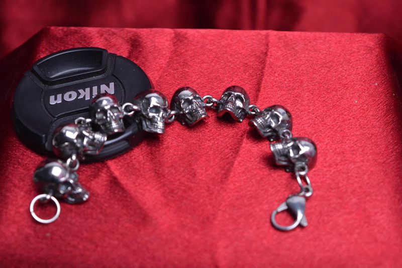 Jewelry Skull Crazy Bracelet Y2K Punk Chain Gotch Bracelets Chains Size ONE SIZE - 4 Thumbnail