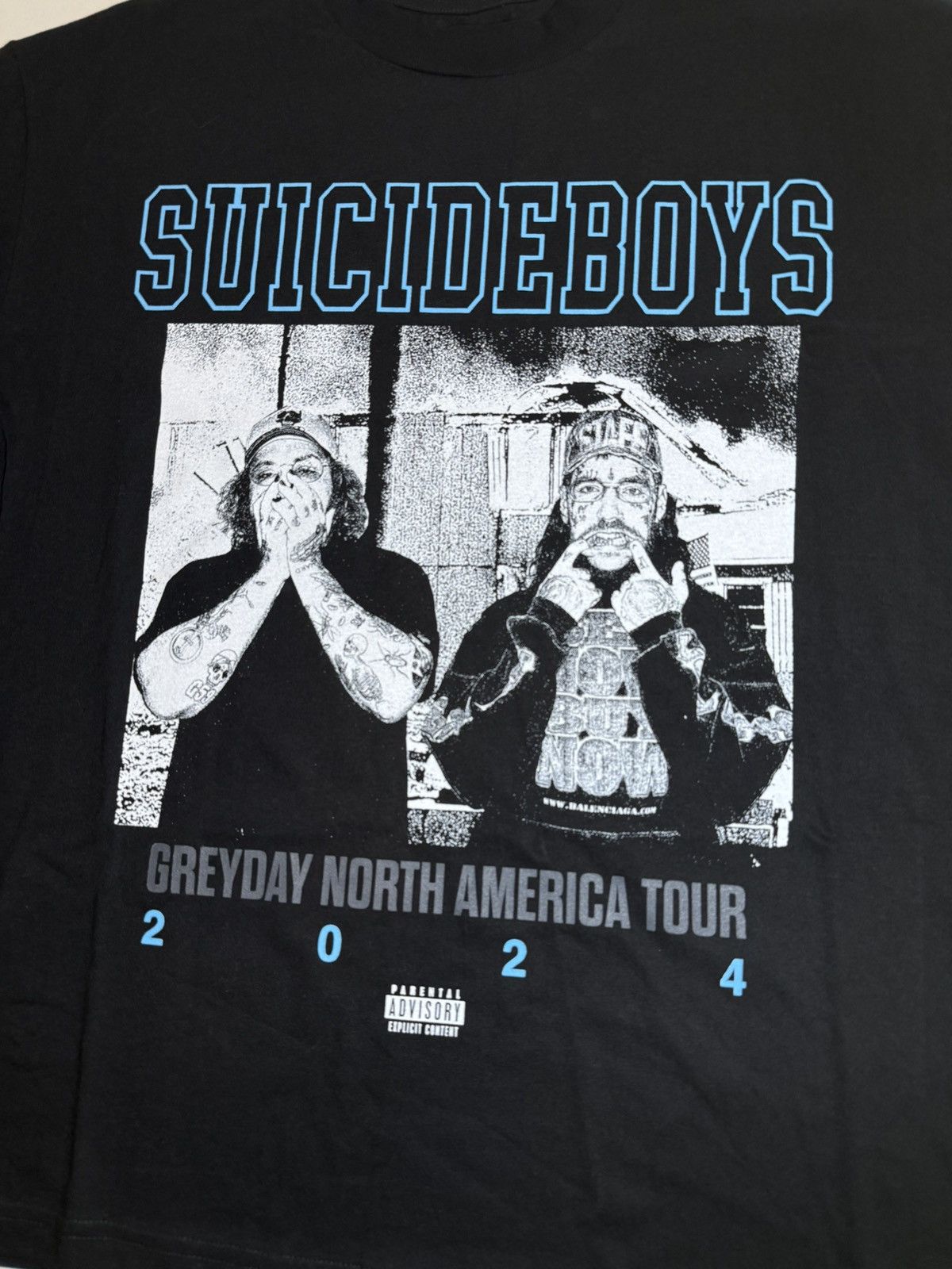 Fuck The Population × G59 Records GREYDAY 2024 Blue Tour Tee G59 $uicideboy$ Size US XL / EU 56 / 4 - 3 Thumbnail