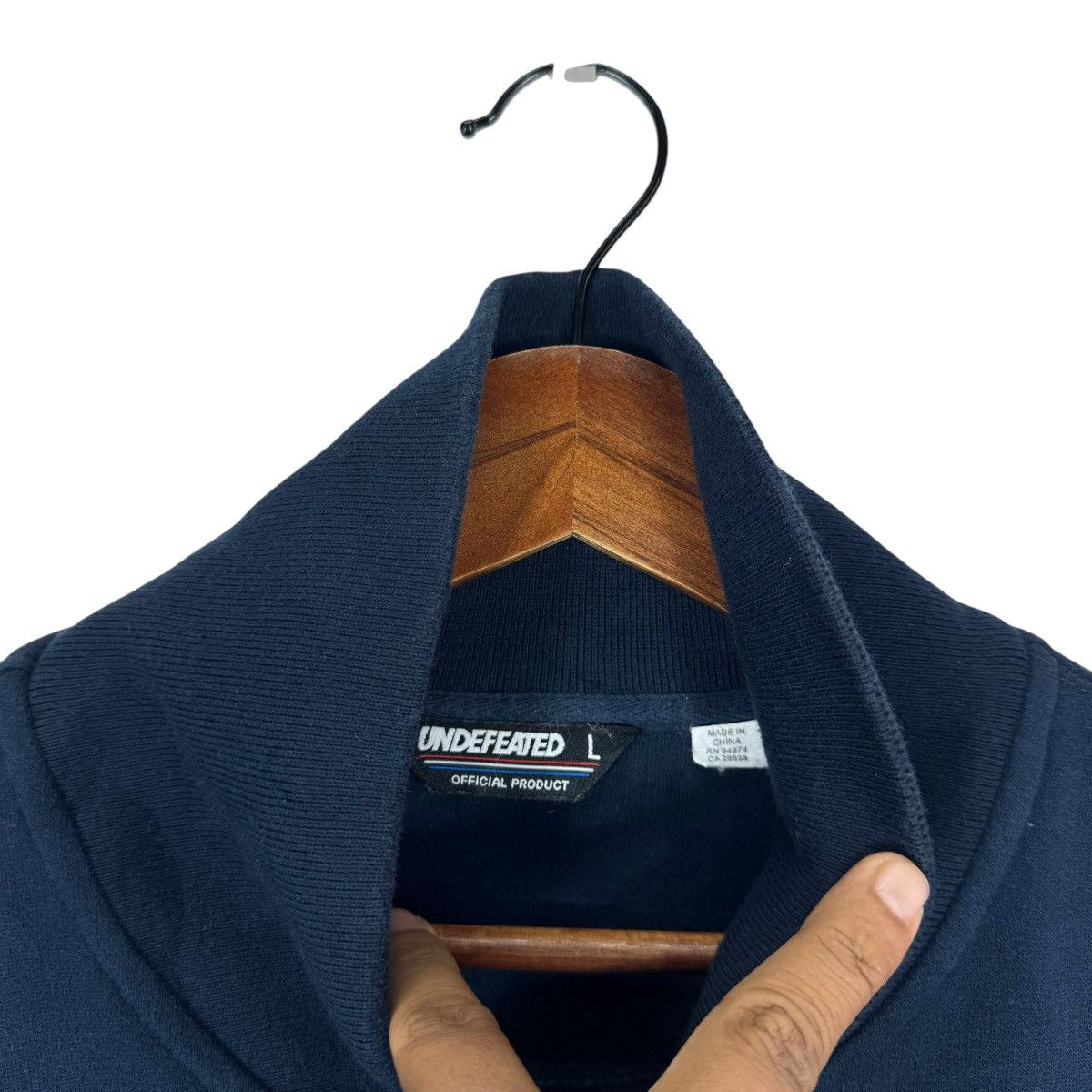 Undefeated VINTAGE UNDEFEATED BRAND VARSITY COTTON SWEATER Size US L / EU 52-54 / 3 - 6 Thumbnail