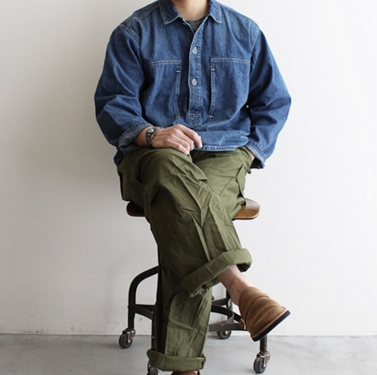 Dr. Martens 🔥VINTAGE DR MARTENS PULL OVER WORKWEAR JACKET Size US M / EU 48-50 / 2 - 1 Thumbnail