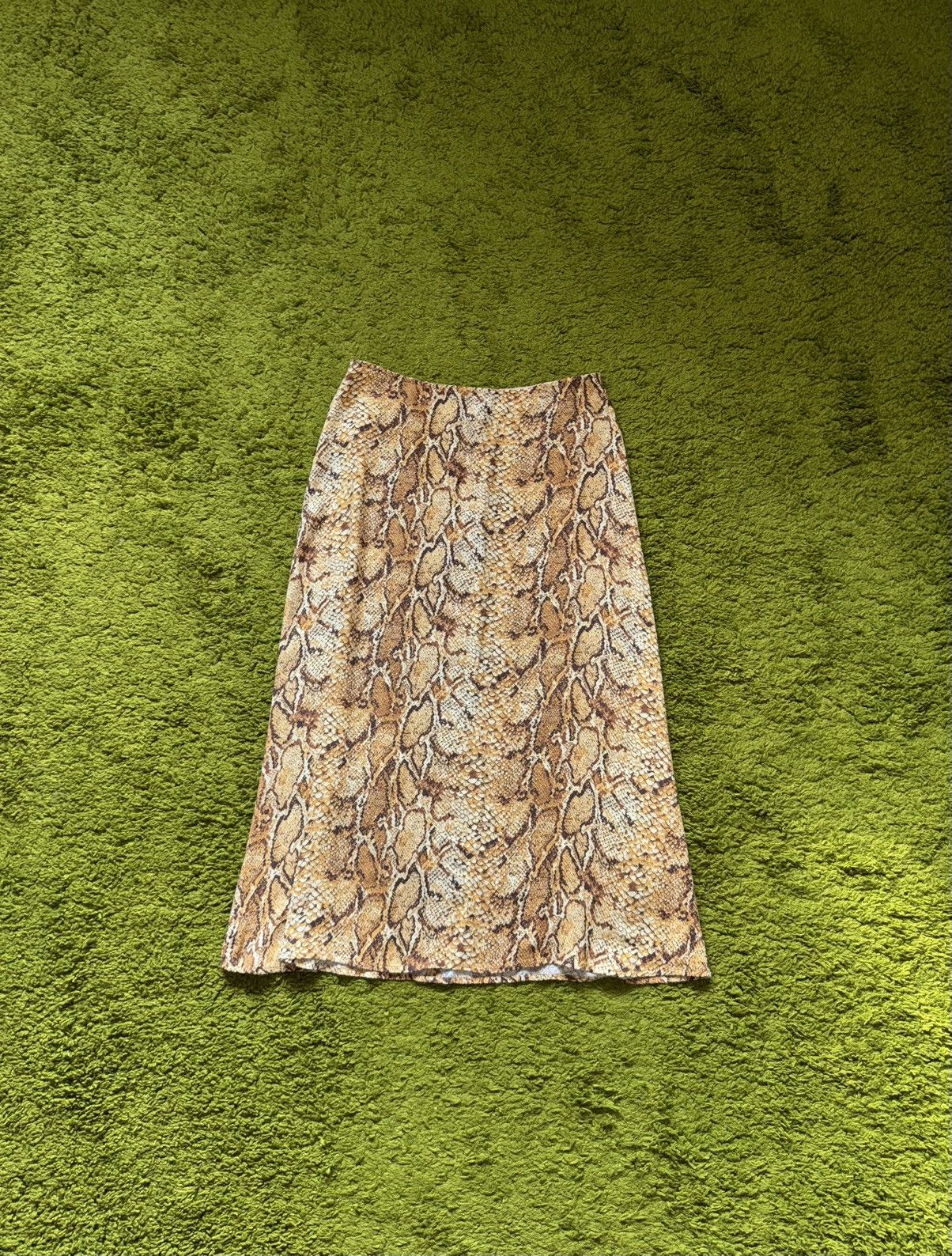 Reformation Reformation snakeskin pattern skirt made in USA Size 27" / US 4 / IT 40 - 1 Thumbnail