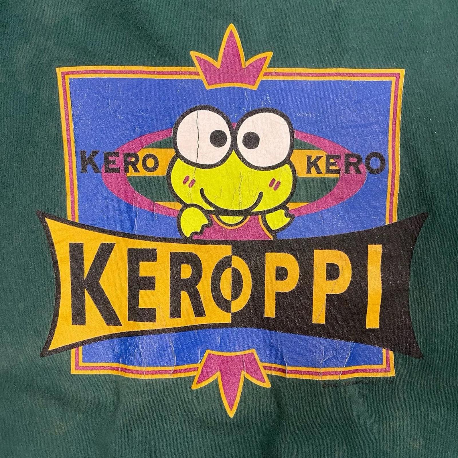 Vintage 1988 Keroppi Japanese Cartoon Tee Size US L / EU 52-54 / 3 - 3 Thumbnail