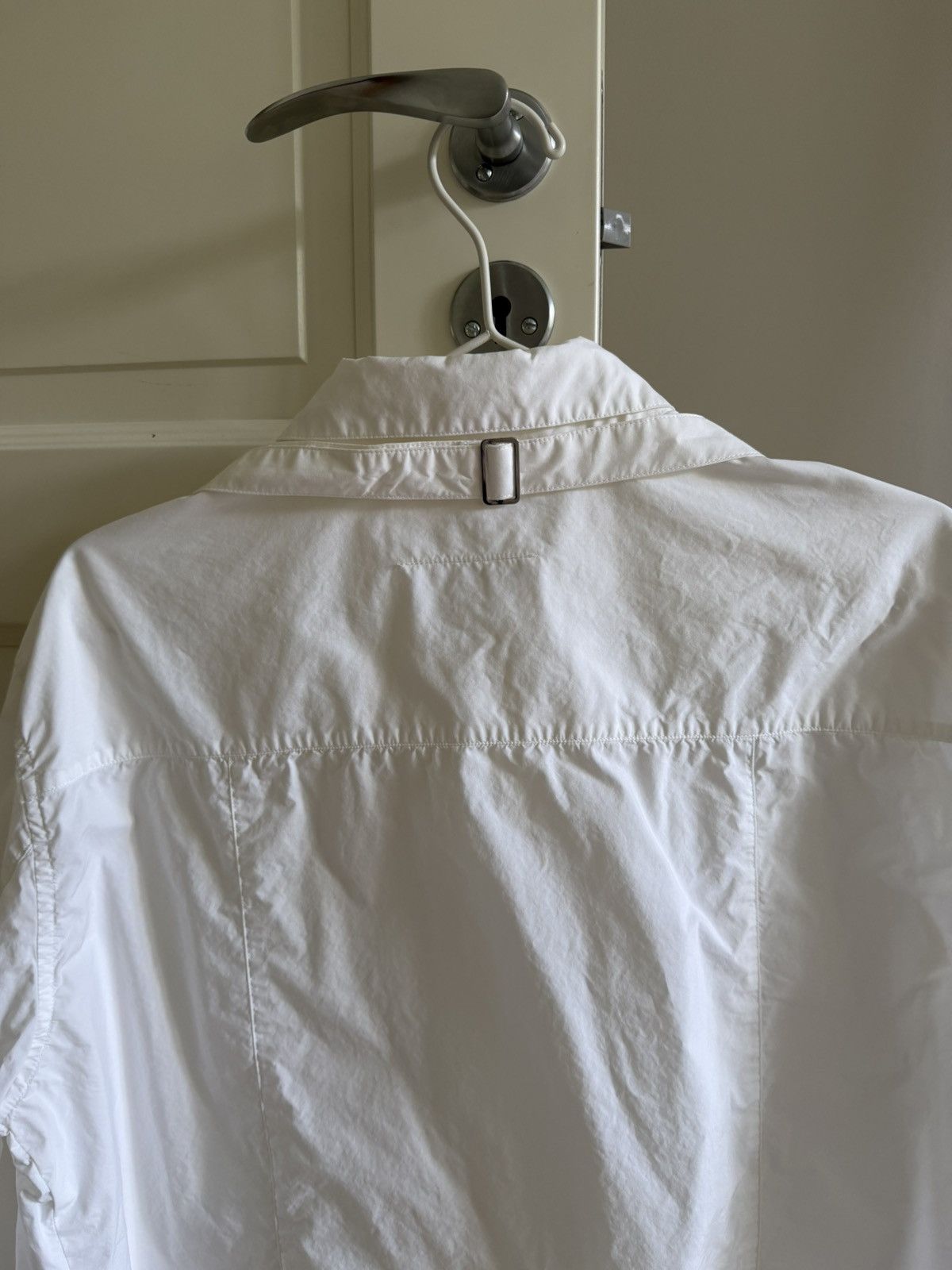 MM6 MM6 Maison Margiela Pouch Embellished Cotton Shirt Size US L / EU 52-54 / 3 - 5 Thumbnail