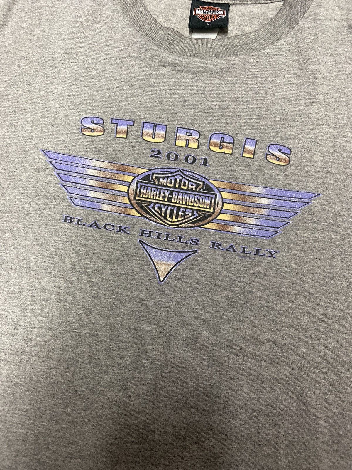 Harley Davidson × Vintage Vintage Crazy 2000’s Biker Streetwear Harley Davidson Tee L Size US L / EU 52-54 / 3 - 4 Thumbnail