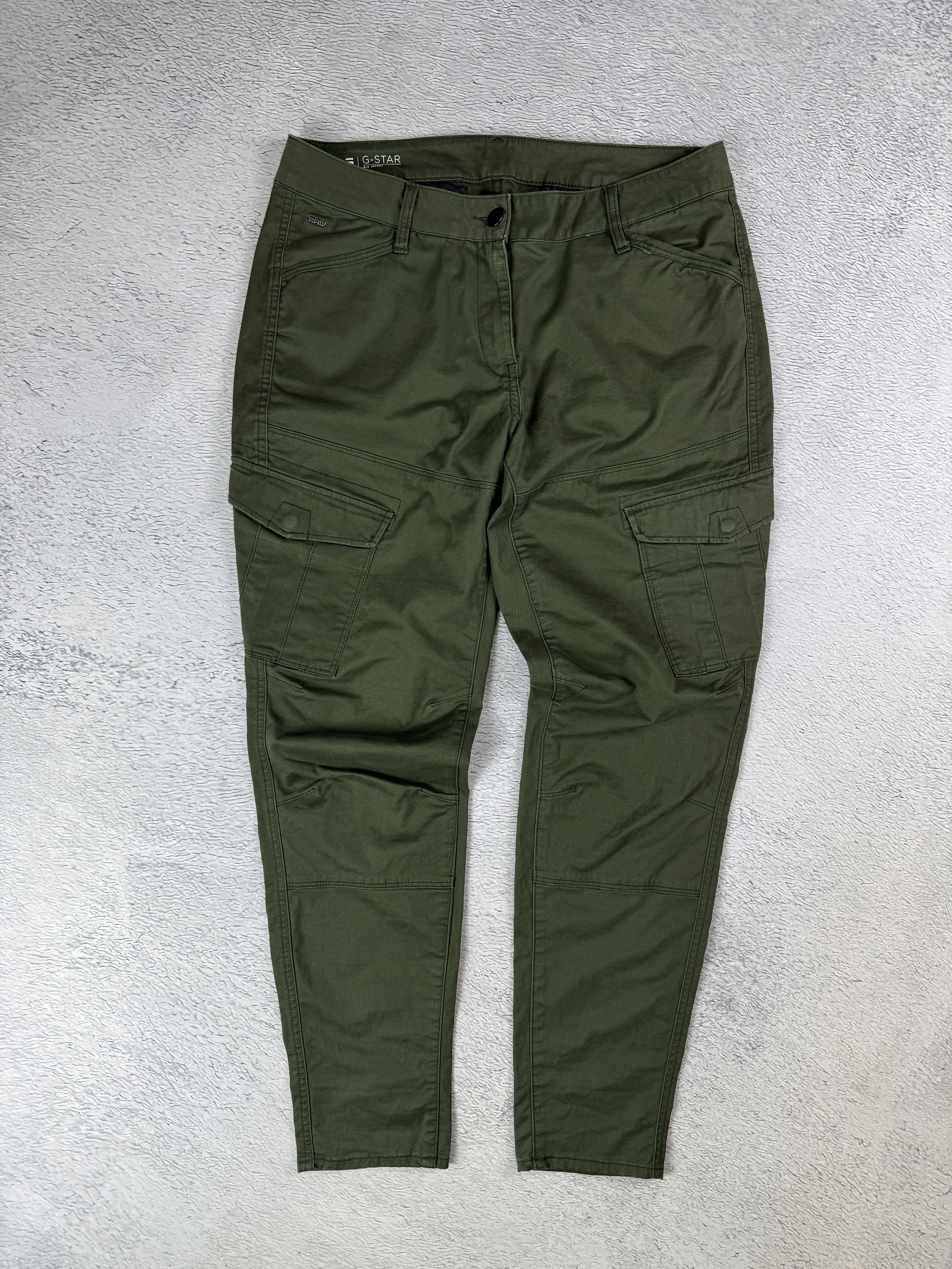 G-Star G-Star Raw Cago Pants Rovic Mid Skinny Women Green Size 30" / US 8 / IT 44 - 3 Thumbnail