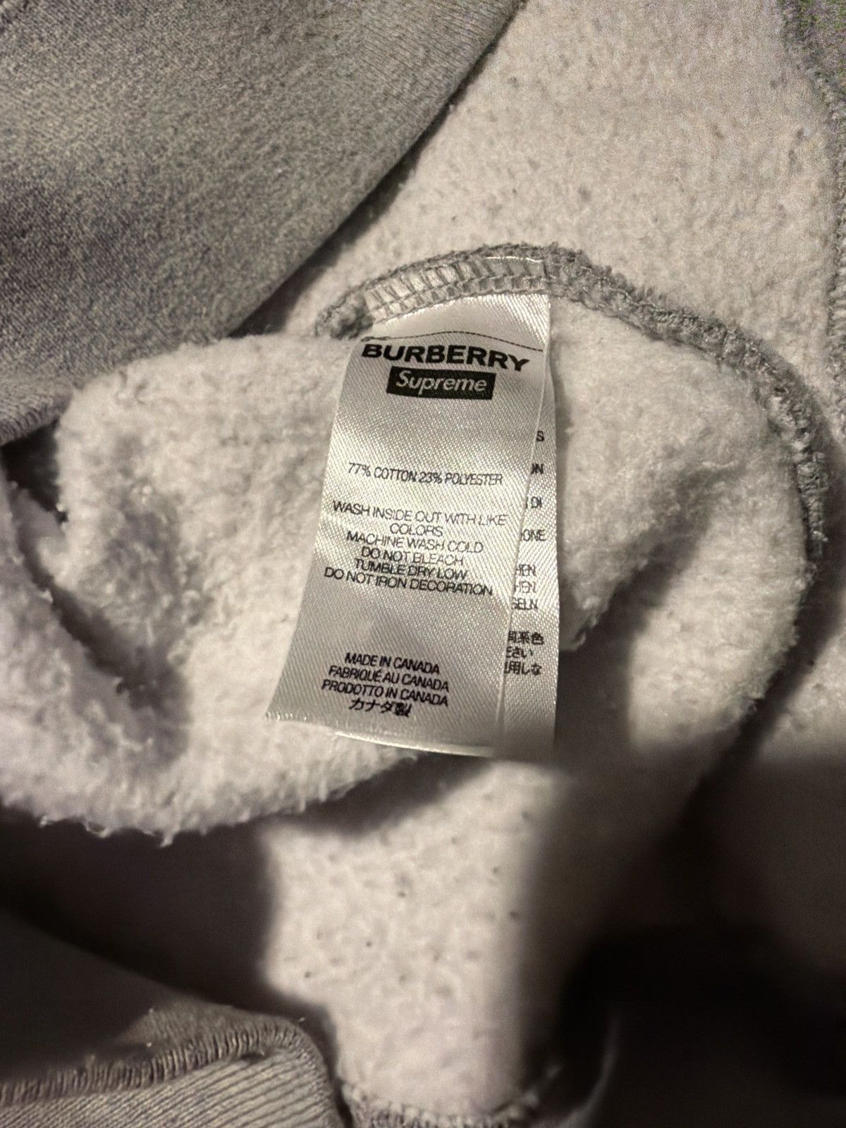 Supreme Supreme x Burberry Box Logo Hoodie Spring/Summer 2022 Size US M / EU 48-50 / 2 - 4 Thumbnail