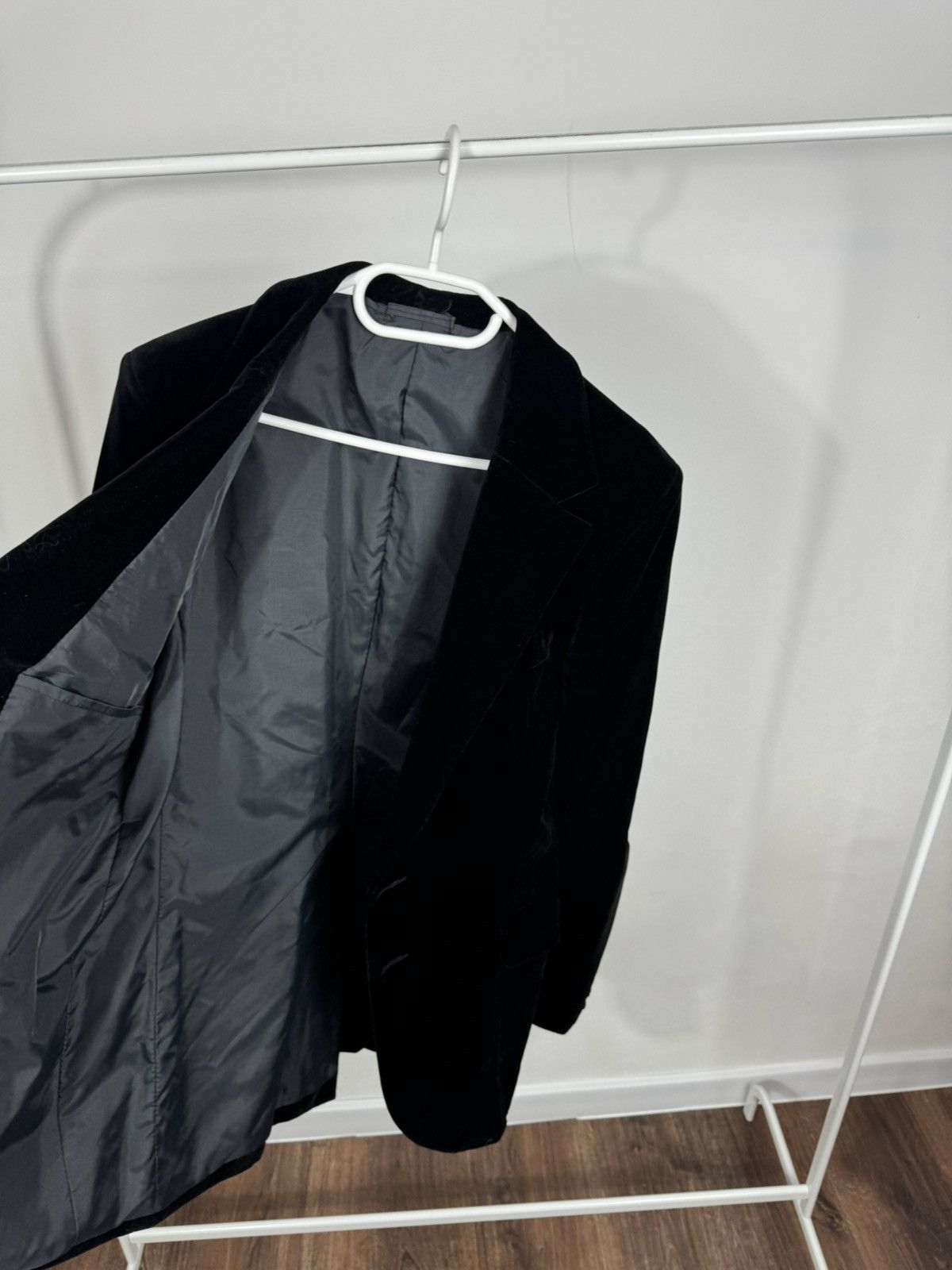 Other Vintage Women’s Black Velvet Blazer Tailored Jacket Coat Size L / US 10 / IT 46 - 11 Thumbnail