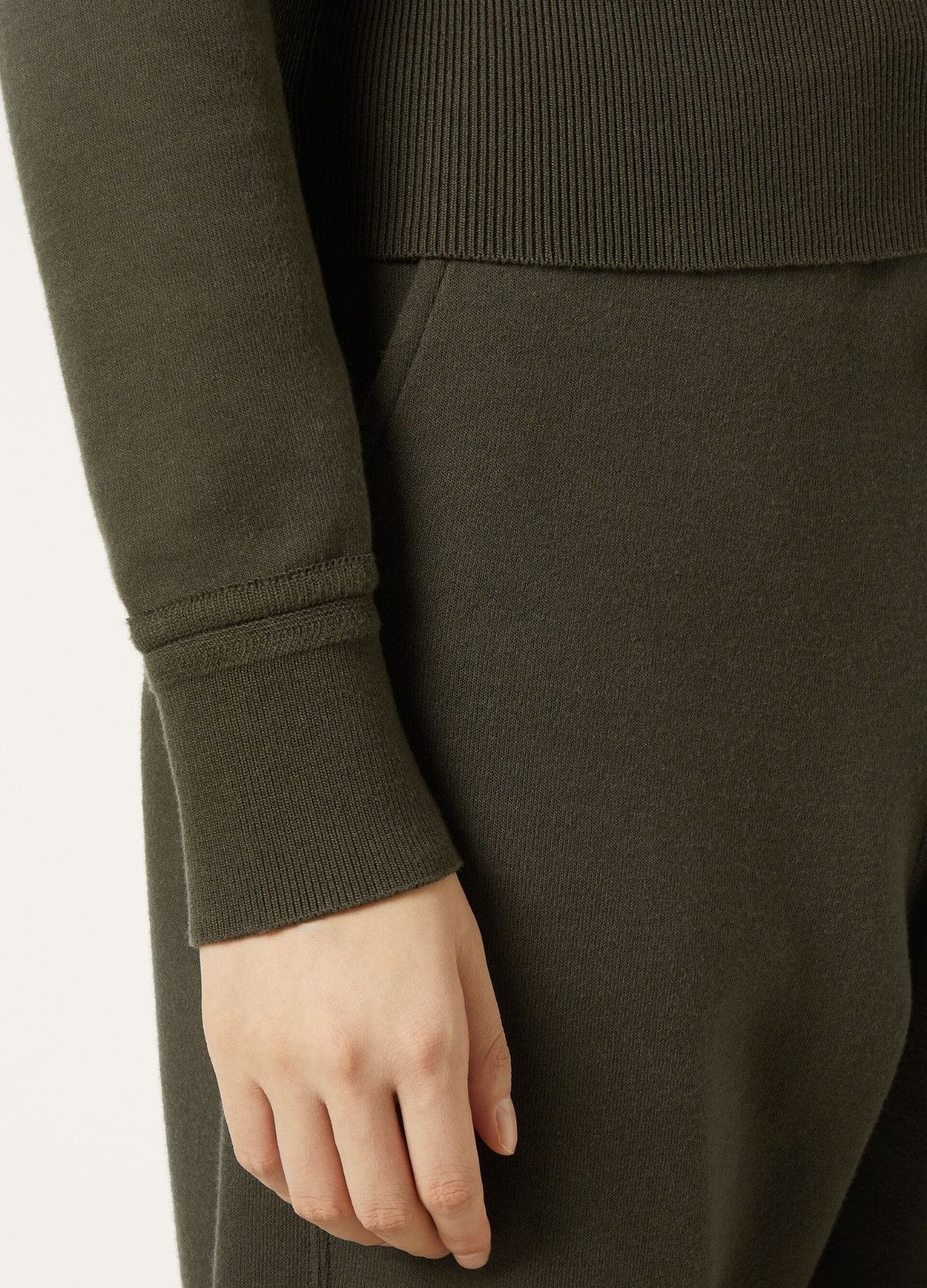 Loro Piana o1srvl11e0526 FAP2181 Viera Sweatshirt in Green Size M / US 6-8 / IT 42-44 - 5 Thumbnail