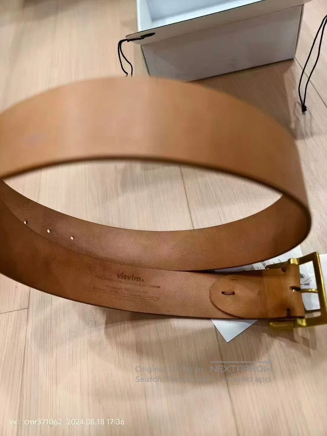 Visvim VISVIM 24AW PLAIN BELT 45MM. Size ONE SIZE - 6 Thumbnail