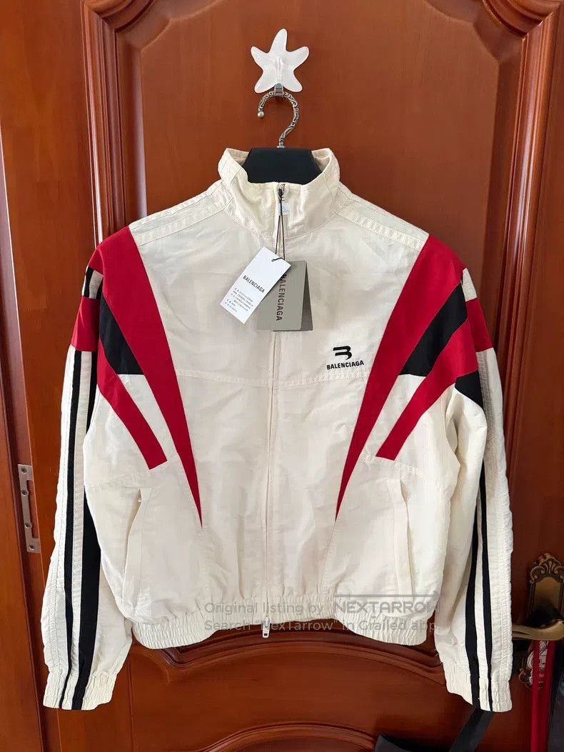 Balenciaga Balenciaga Double Hook Embroidery Logo Patchwork Jacket Size US XS / EU 42 / 0 - 1 Thumbnail