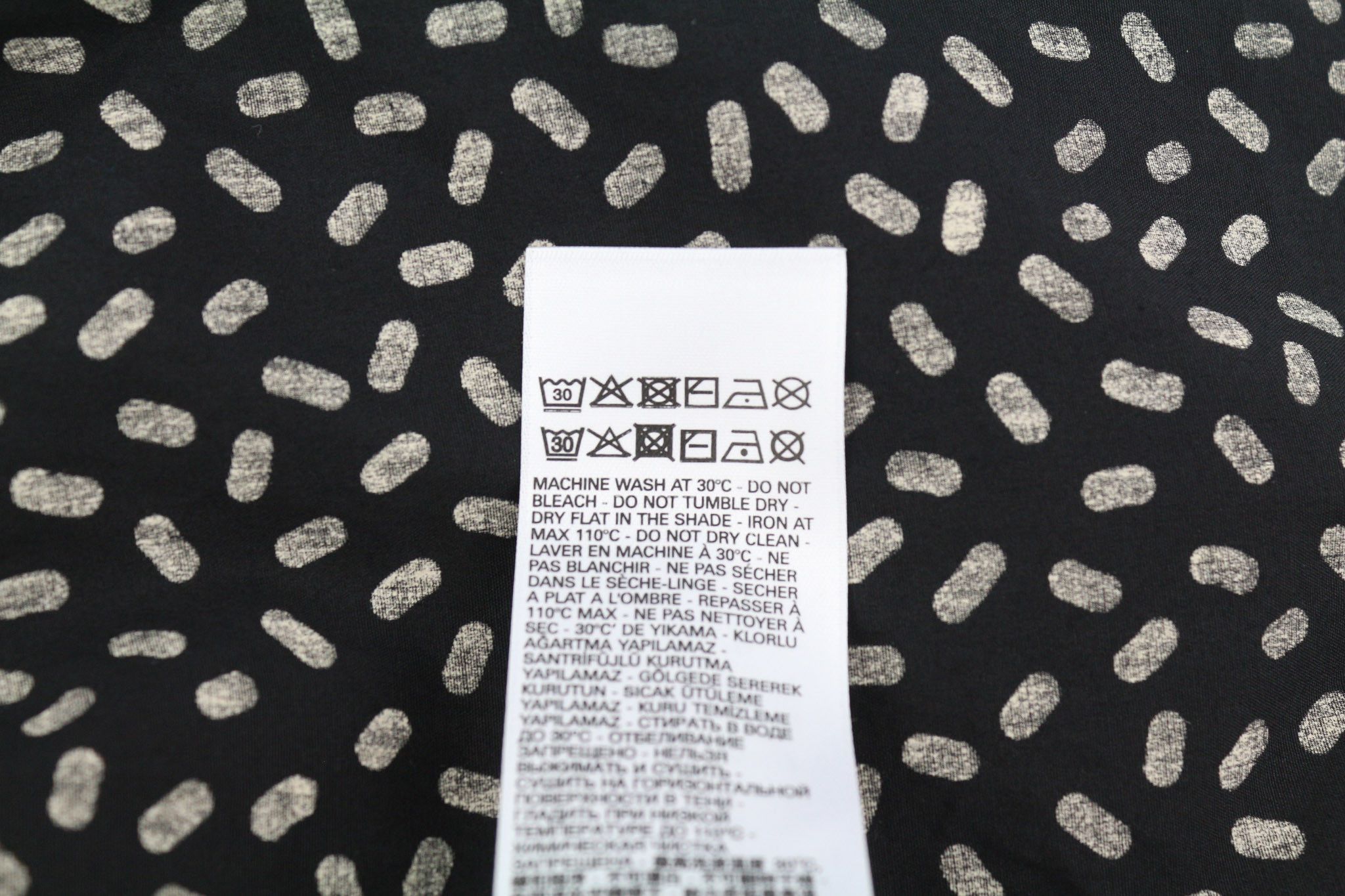 Diesel S-RILEY-PILLS L Patterned Spread Neck 40517 Size US L / EU 52-54 / 3 - 9 Thumbnail