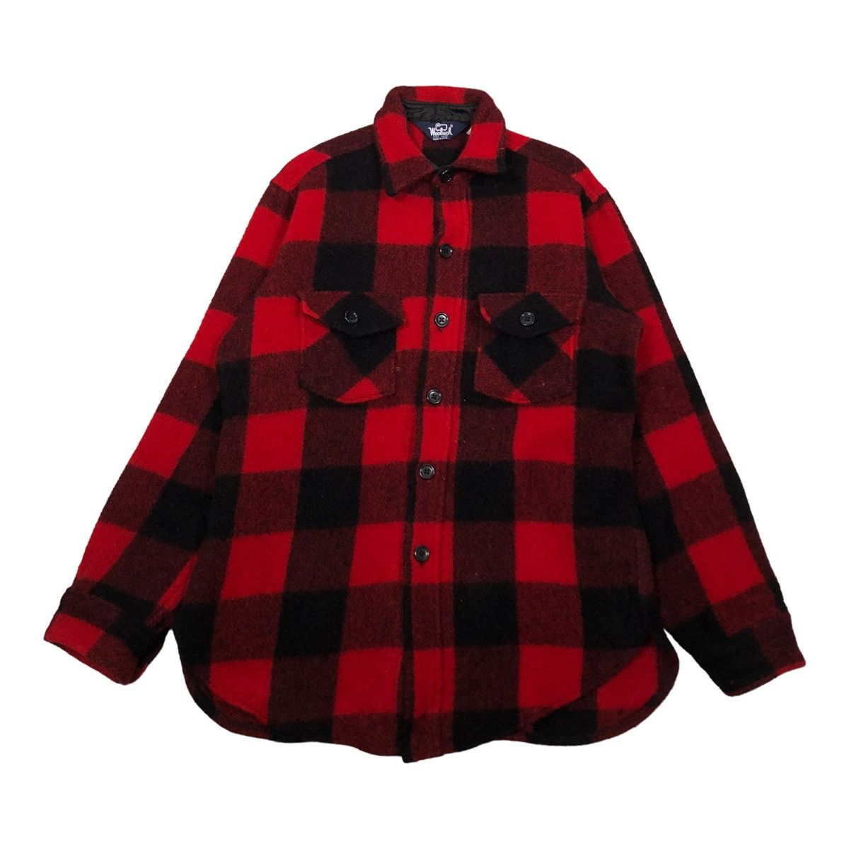 Vintage 🔥VINTAGE WORK JACKET WOOLRICH MADE IN USA TARTAN DESIGN Size US M / EU 48-50 / 2 - 1 Thumbnail