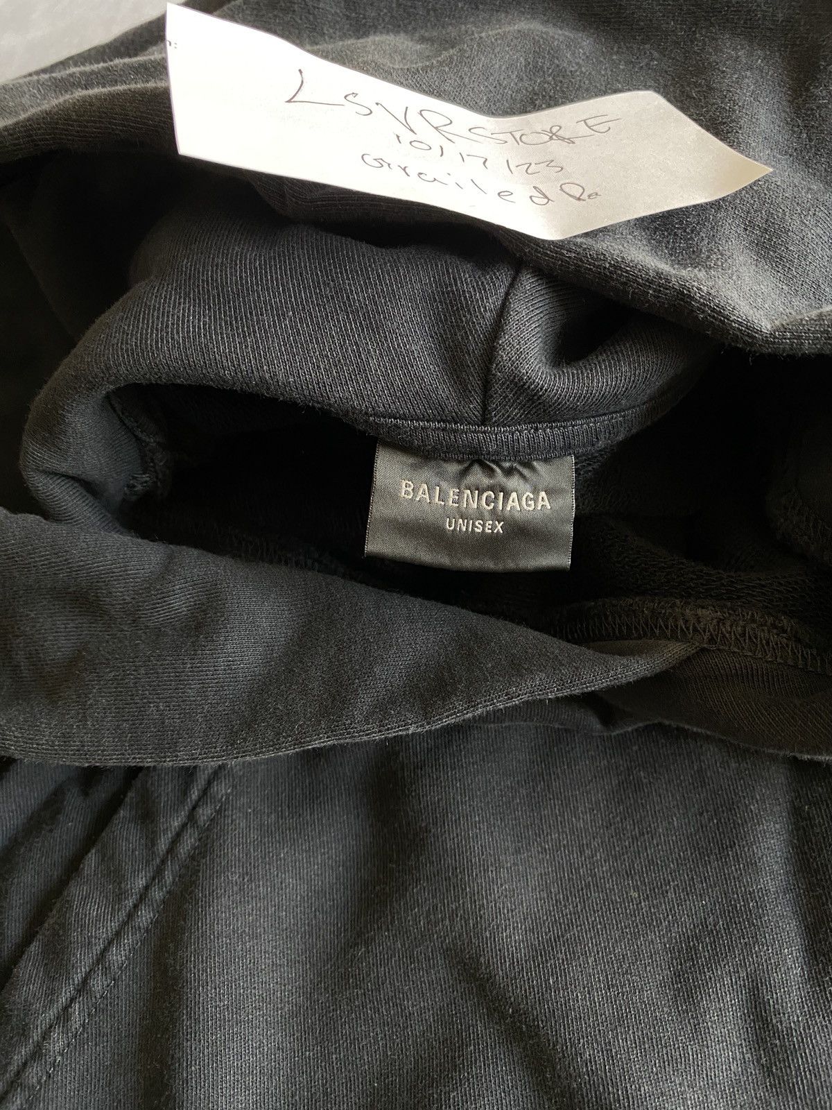 Balenciaga BALENCIAGA XXXL Super Oversized Hoodie Black Size 1 Size US S / EU 44-46 / 1 - 5 Thumbnail